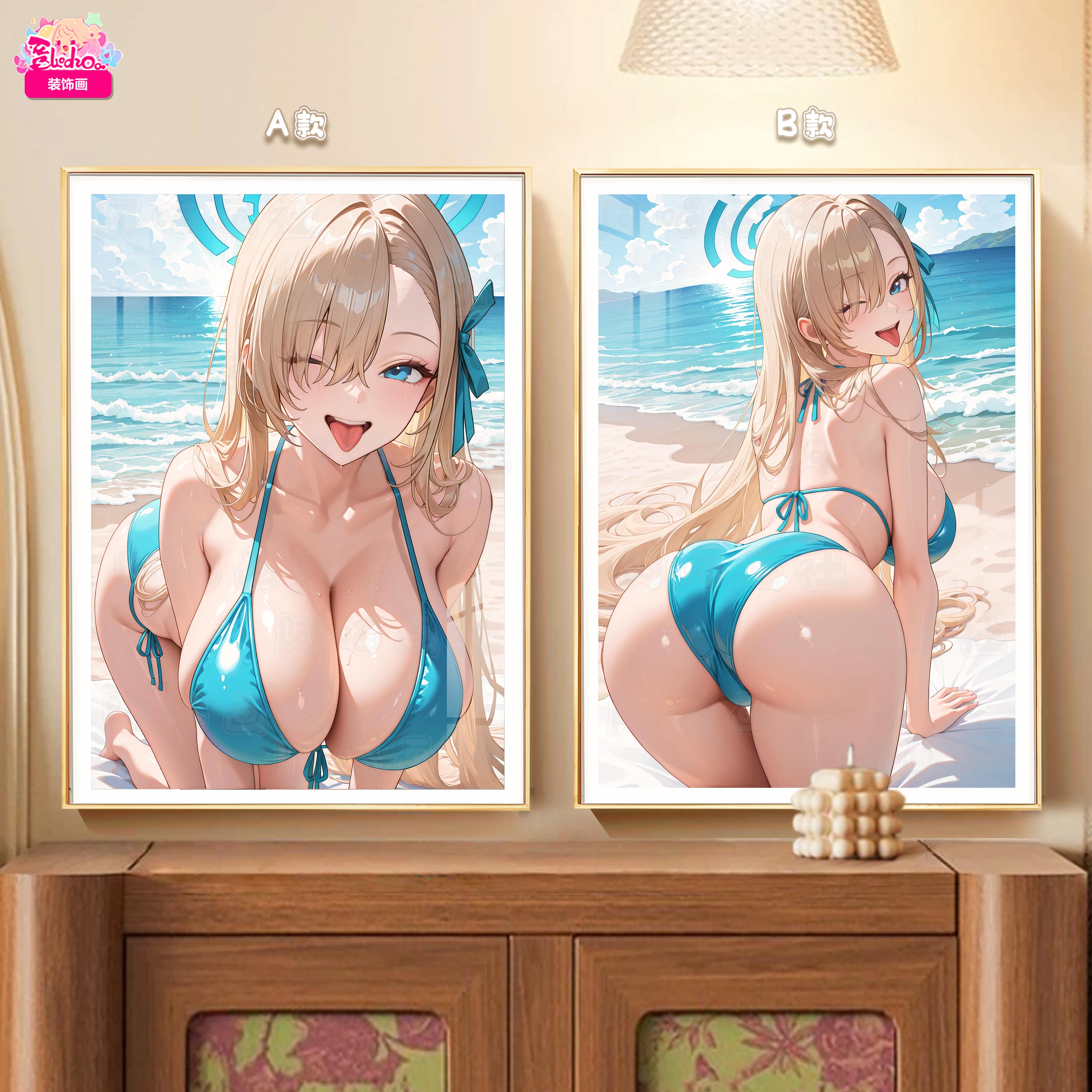 【預購】海景風情 一之瀨明日奈-雙聯 X 阿喵畫社