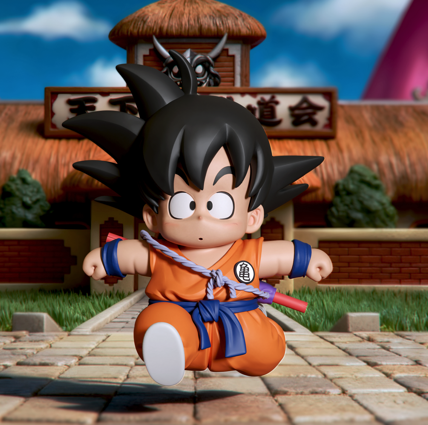 【售罄展示追加請私訊客服@toystationtw】七龍珠 小悟空系列001 奔跑小悟空 X TOR-Studio