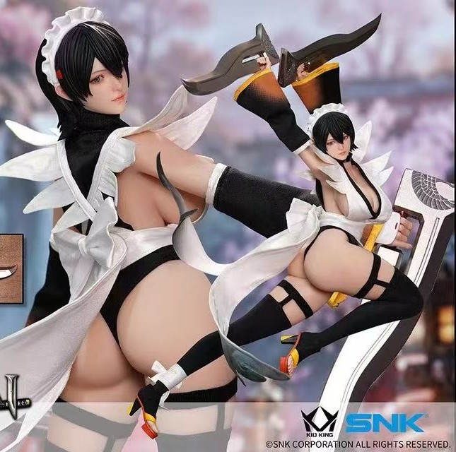 【售罄展示追加請私訊客服@toystationtw】KID KING 可動人偶KKP006 侍魂 曉 伊呂波 X SNK 正版授權