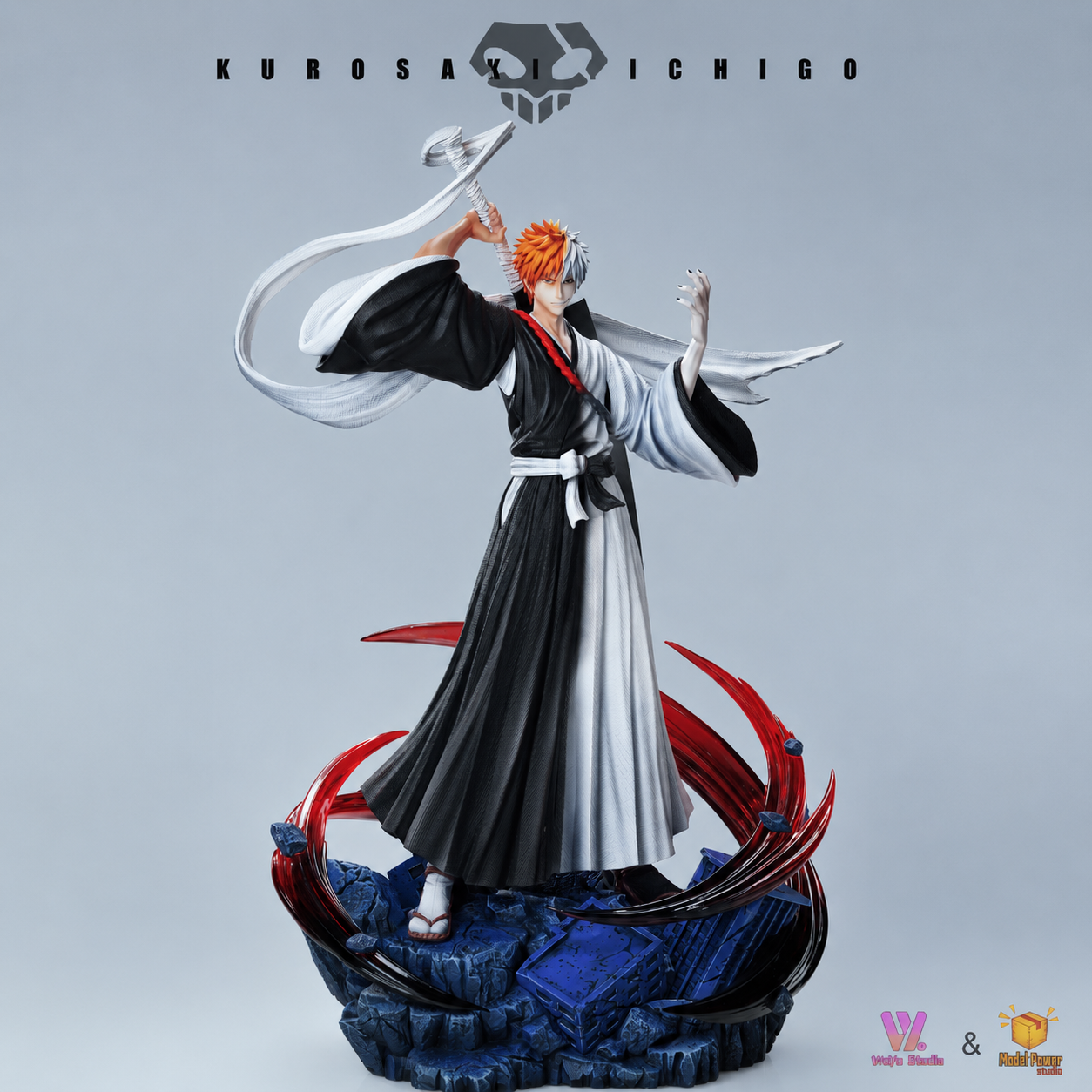 【預購】死神 黑白一護-王見王 X WoYo+Model Power