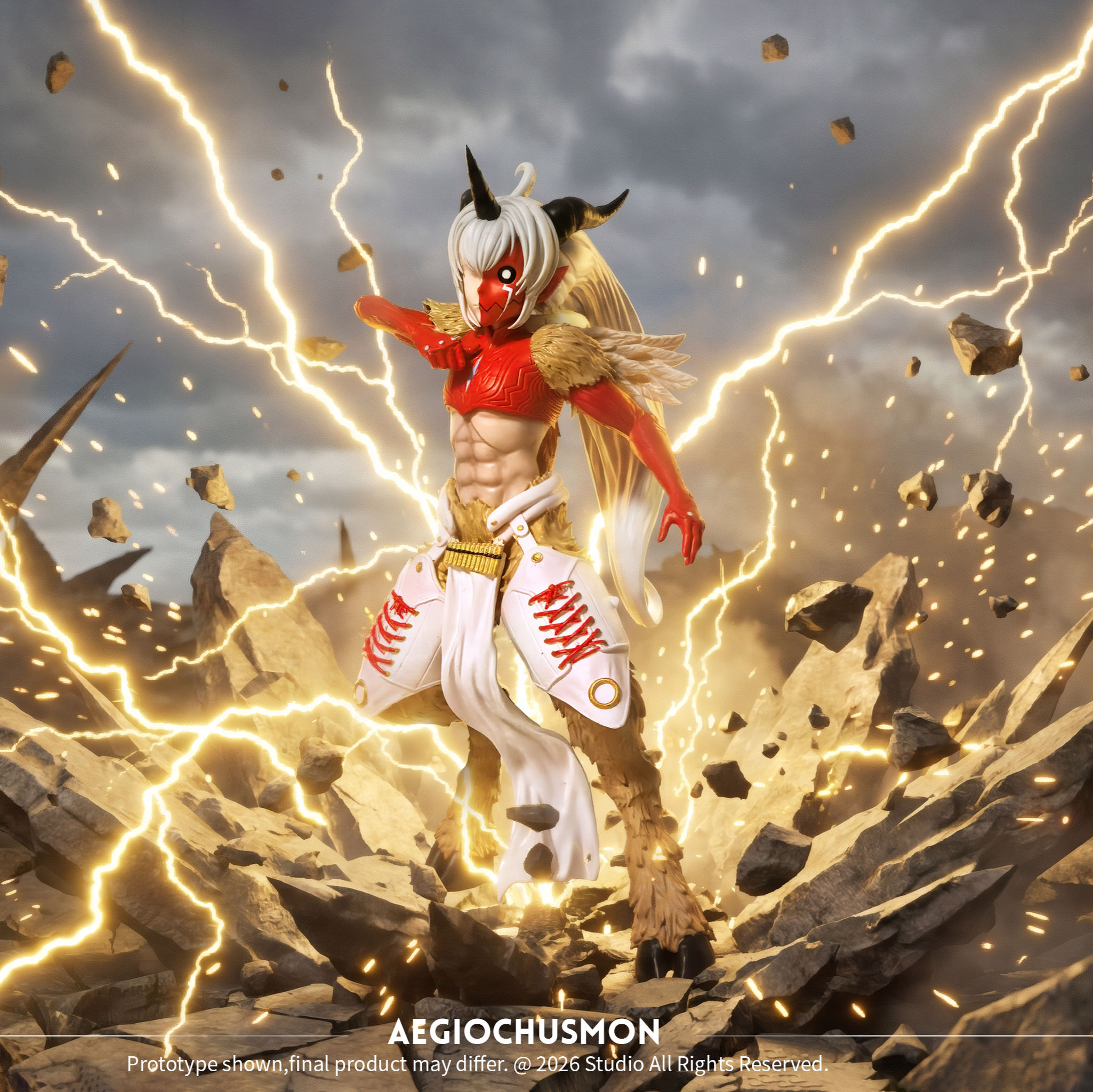 【預購】數碼寶貝 物語時空異客系列第二彈 埃癸奧都斯獸 X FC+Hudie