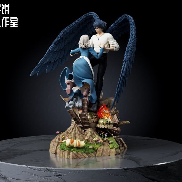 【補款】宮崎駿 霍爾的移動城堡 雙人組系列場景第八彈 霍爾&蘇菲 X 餅餅-Studio