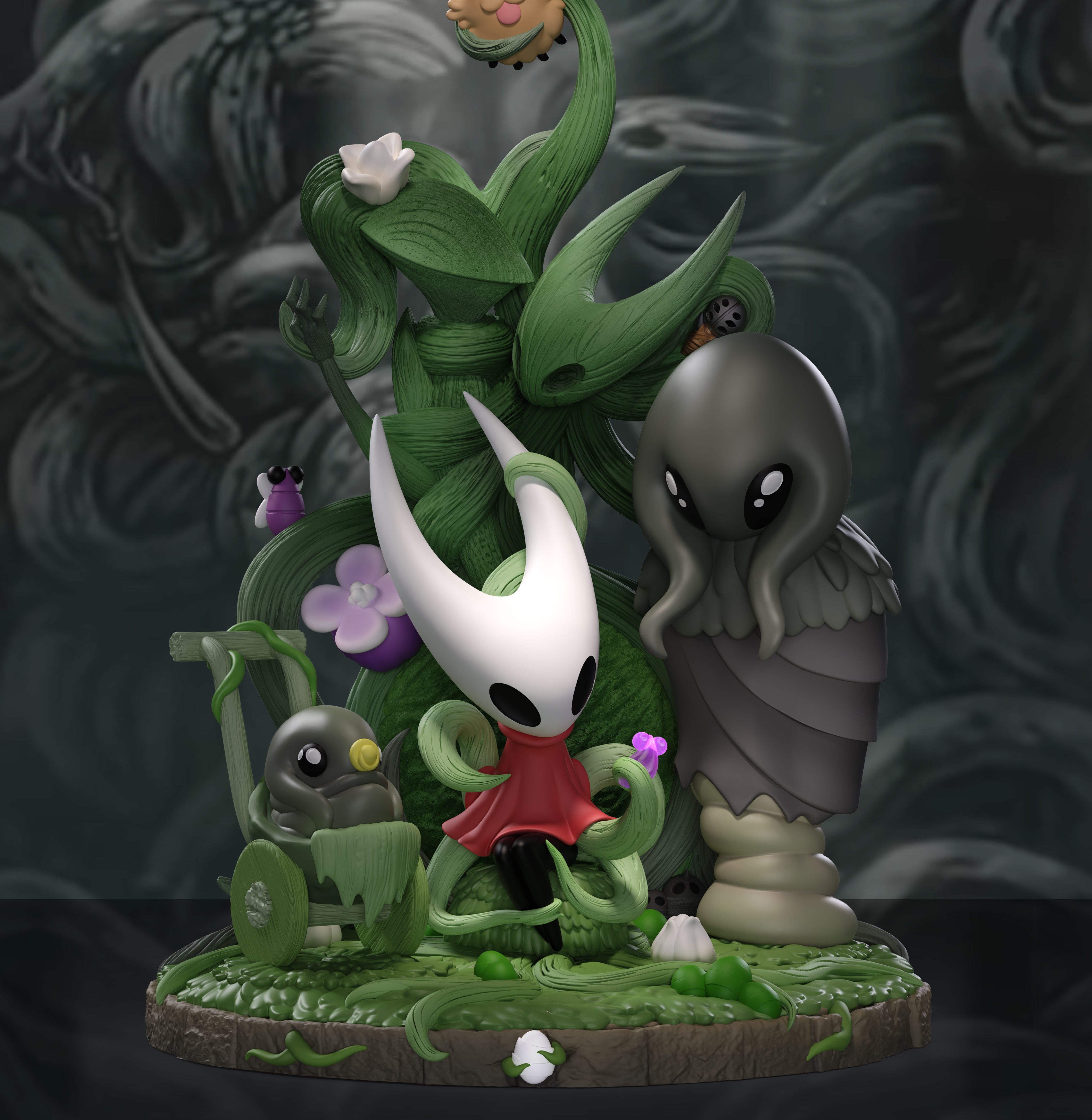 【預購】空洞騎士—絲之歌 畸咒子嗣 X Sculpting Soul塑魂工坊