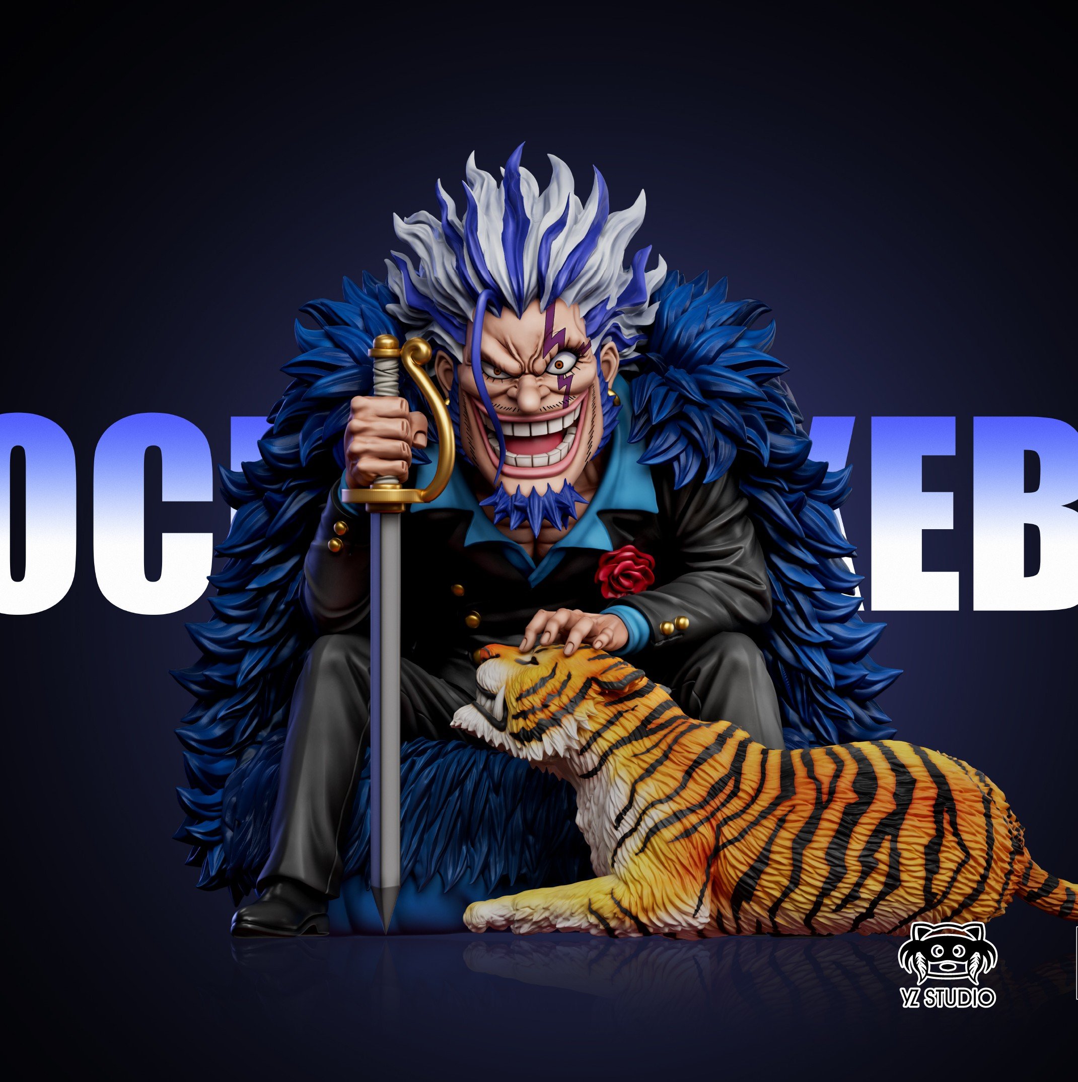 【預購】海賊王 日漫全明星系列第14彈 洛克斯海賊團 西裝暴徒-扉頁洛克斯 X Yz+Power