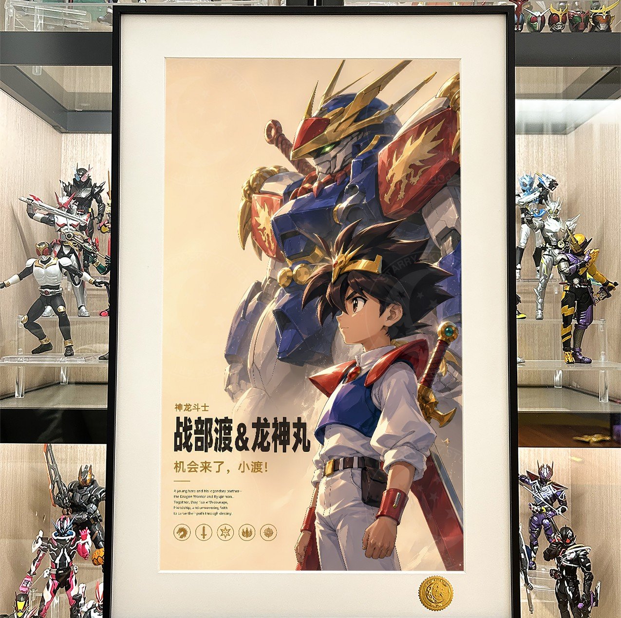 【預購】魔神英雄傳《戰部渡》動漫裝飾畫 X 星空工作室