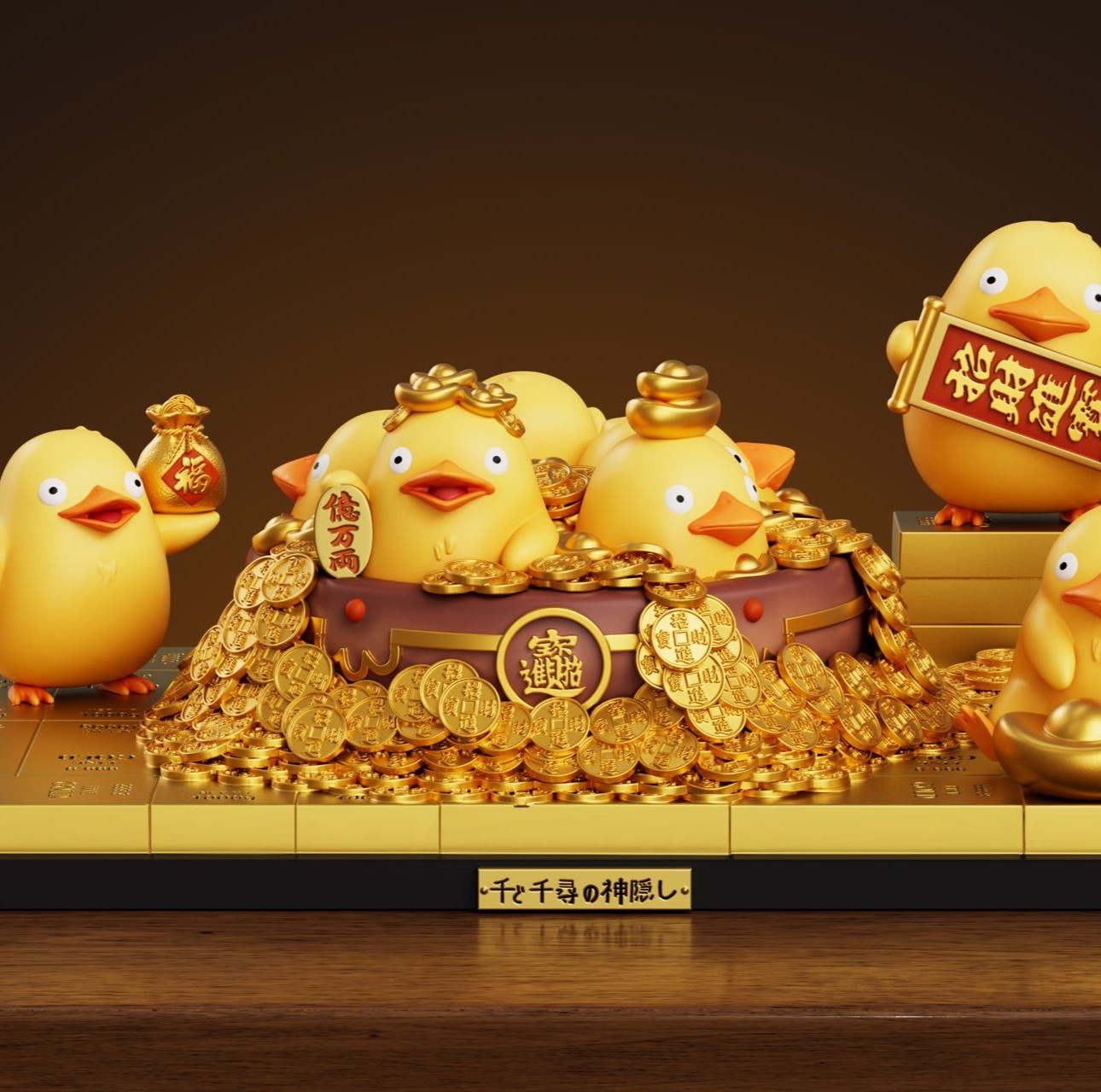 【預購】宮崎駿 招財大鳥神擺件 X 發工作室