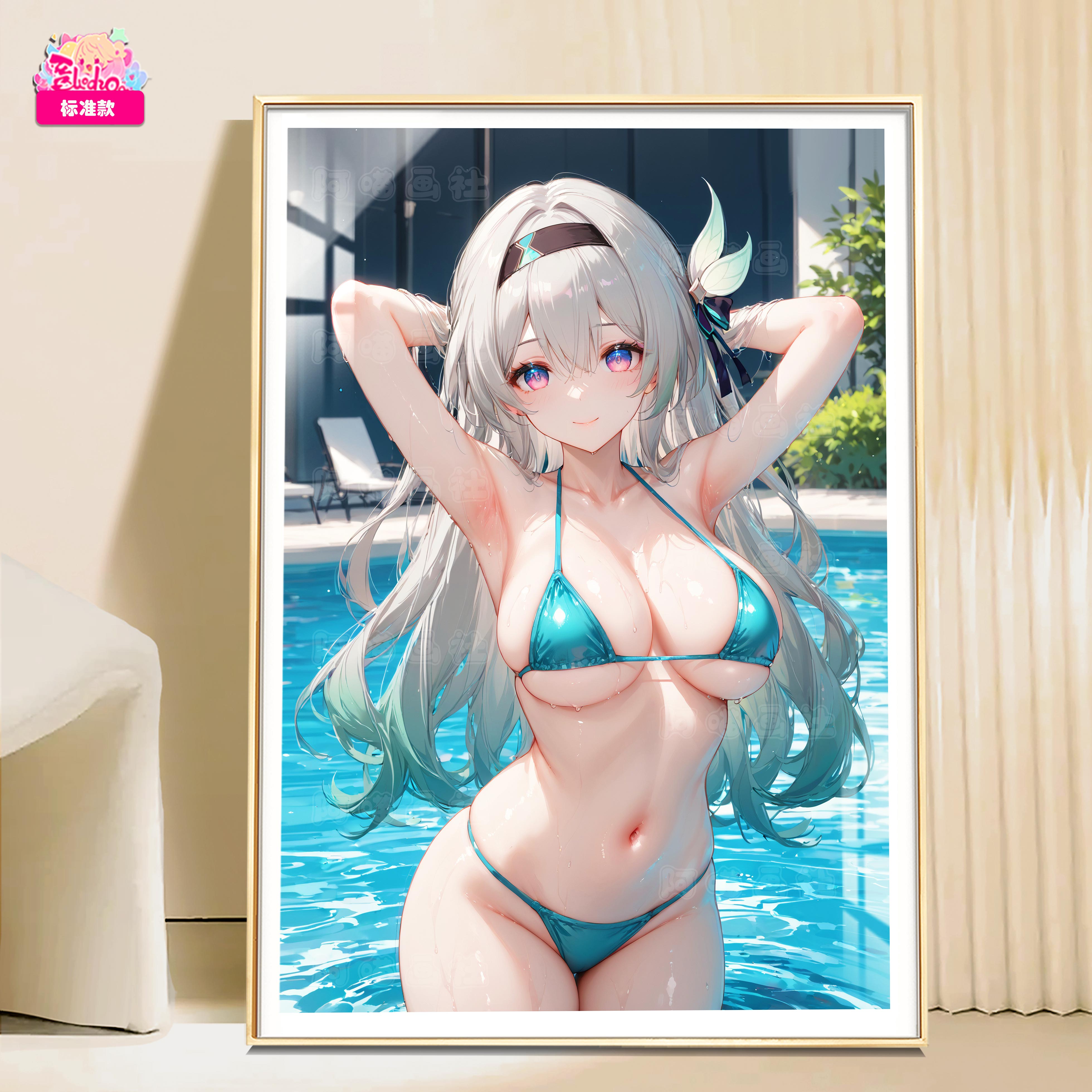 【預購】崩壞星穹鐵道 水著 流螢-豎款 X 阿喵畫社