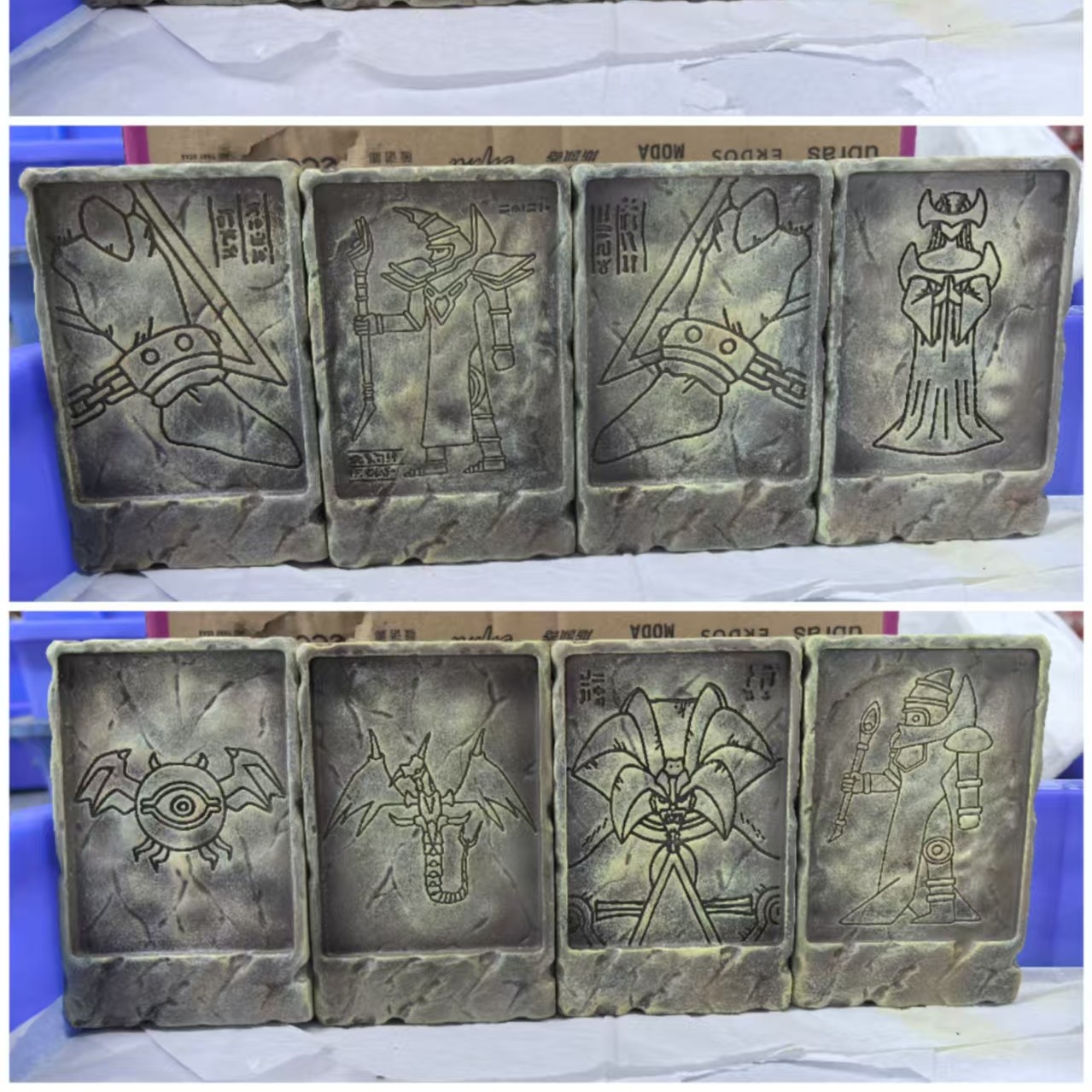 【售罄展示追加請私訊客服@toystationtw】遊戲王 石板合集第一彈 古代石板 X 神官工作室