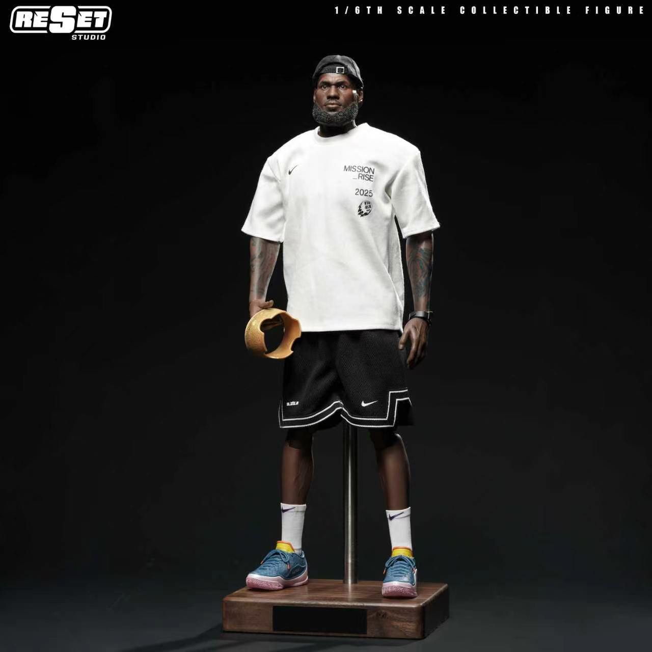 【預購】NBA 1/6收藏級可動人偶套裝 詹姆斯中國行 X Reset-Studio