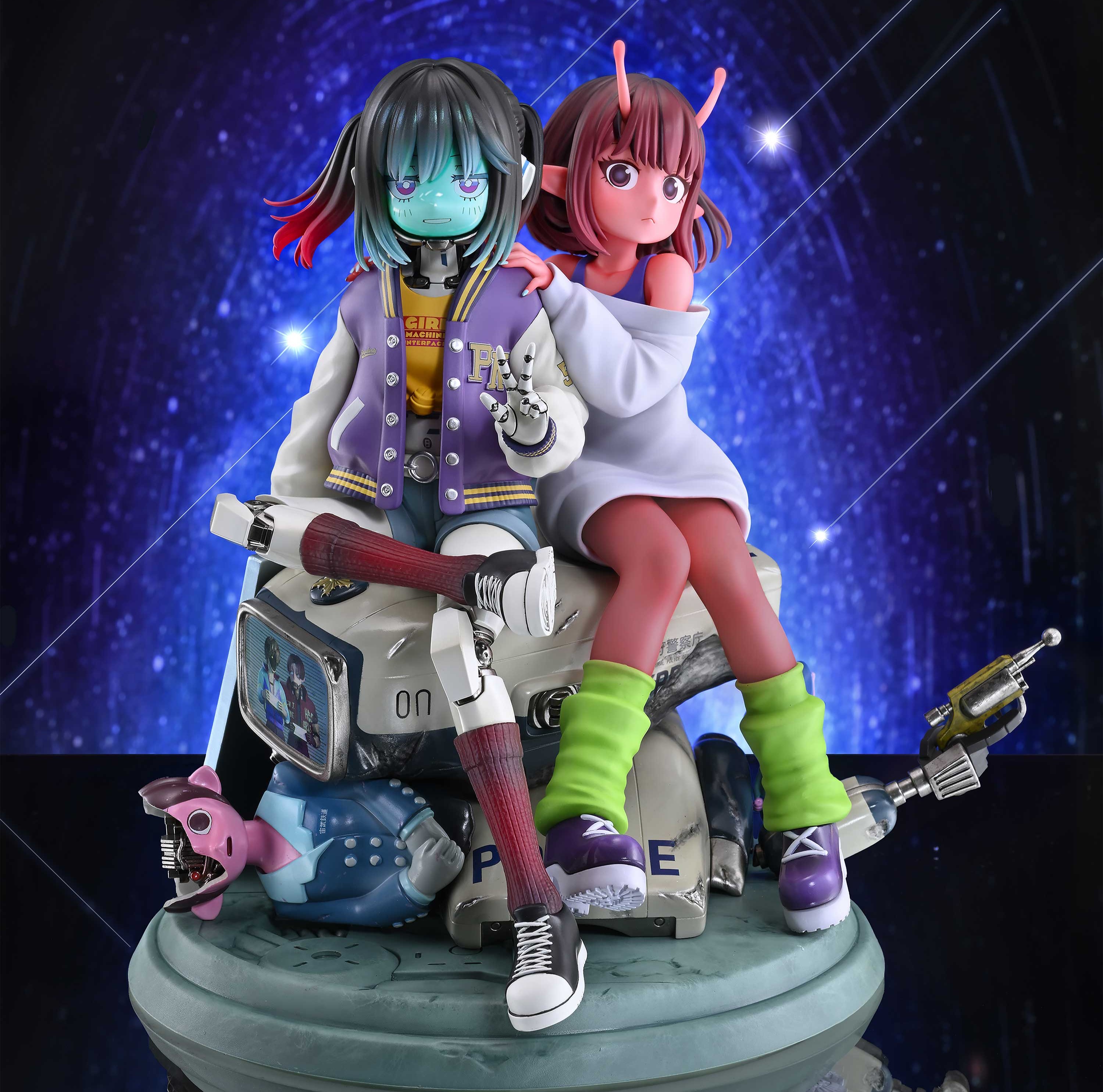 【售罄展示追加請私訊客服@toystationtw】銀河特急 銀河☆地鐵 千春＆真希奈 X MEDICOS