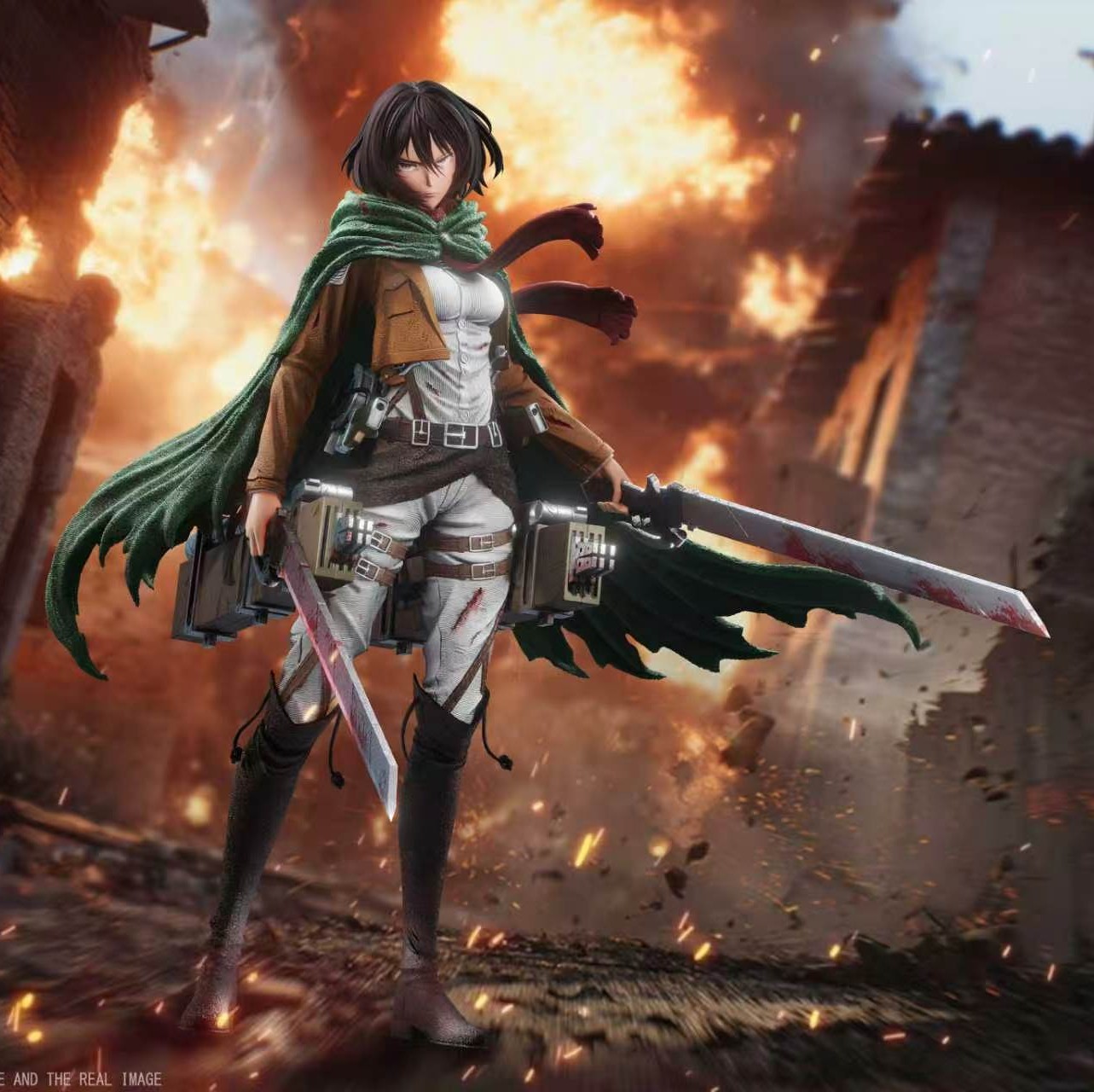 【預購】進擊的巨人 三笠·阿克曼 X BBSD工作室