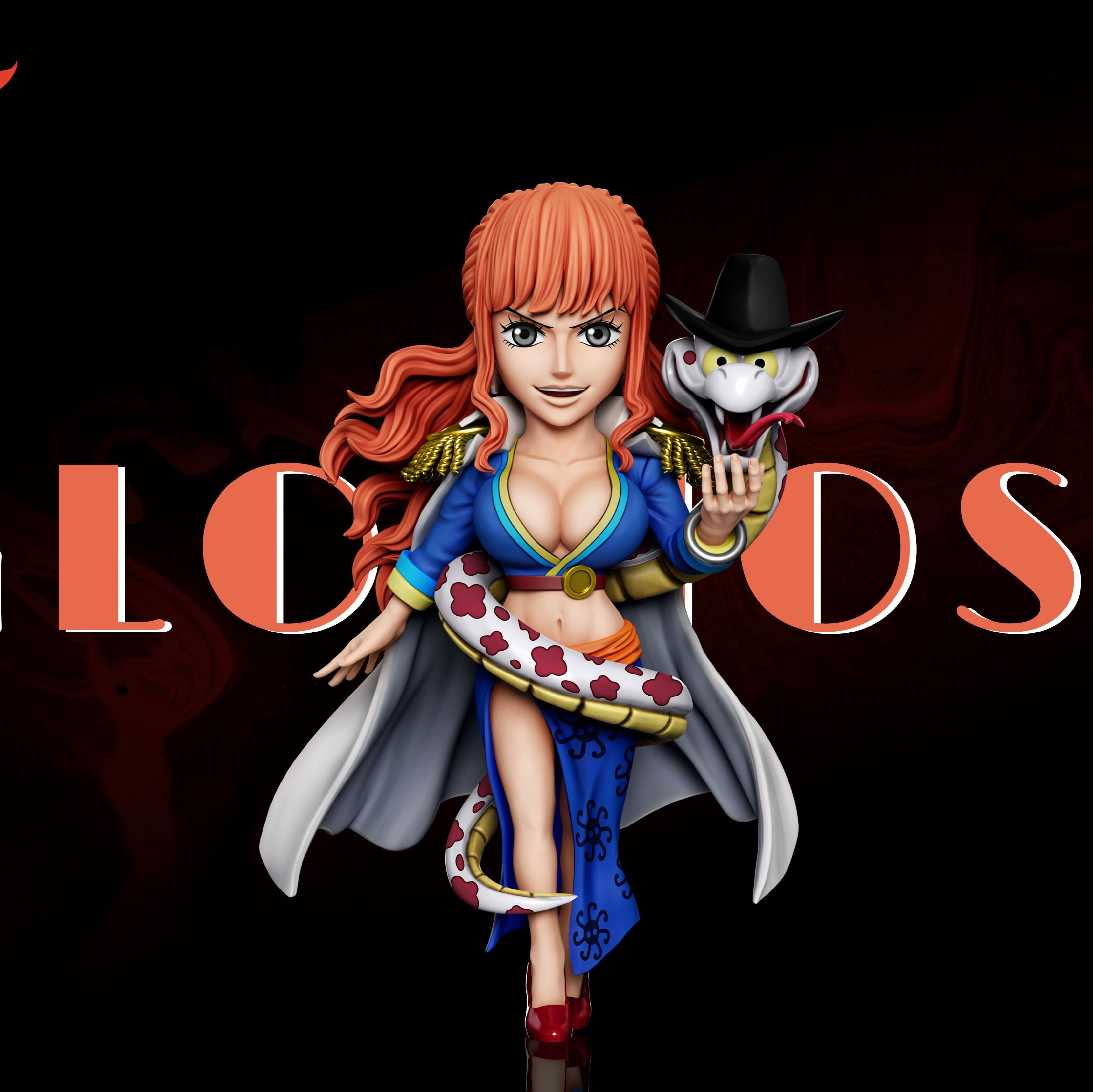 【預購】海賊王 克斯海賊團第三彈 火焰花 古羅莉歐薩 X A+研究所