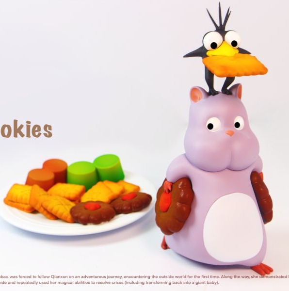 【現貨秒發】宮崎駿 小物系列05 坊寶寶偷餅乾 X 物語工作室