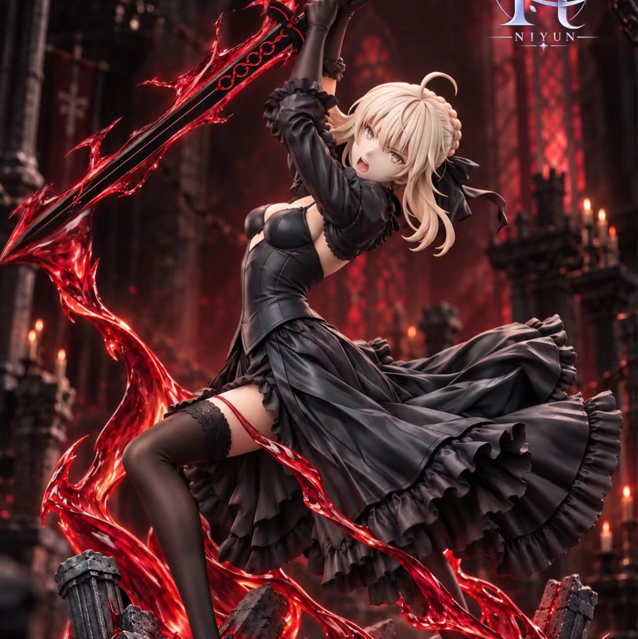 【預購】Fate 黑呆 禮裙saber X 霓昀工作室