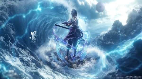 【廠商現貨】火影忍者 共鳴系列 第一款 宇智波佐助 X 墨影 INK