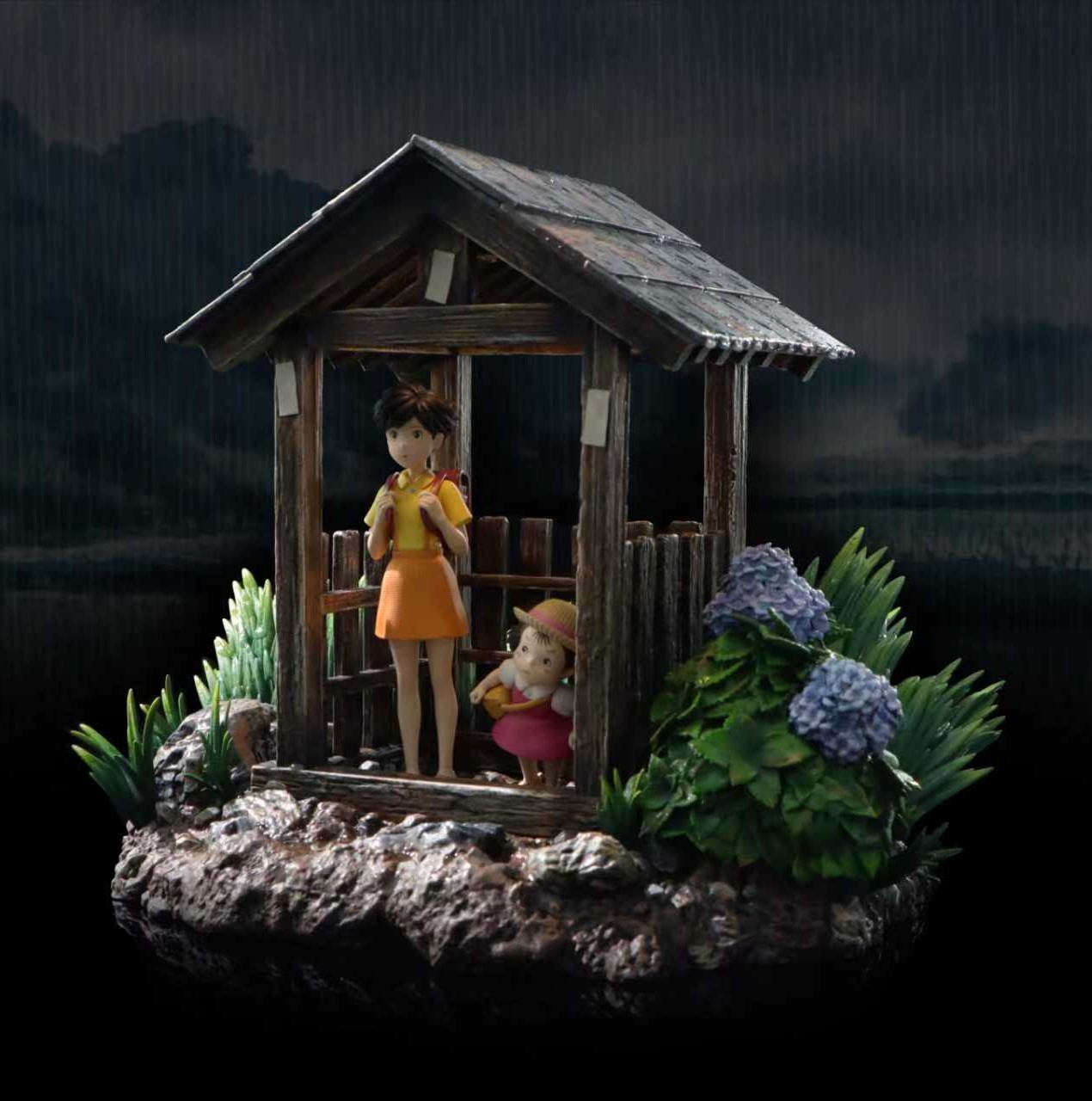 【預購】宮崎駿 剪影瞬間系列 龍貓-雨幕裡的溫柔 X 神隱工作室