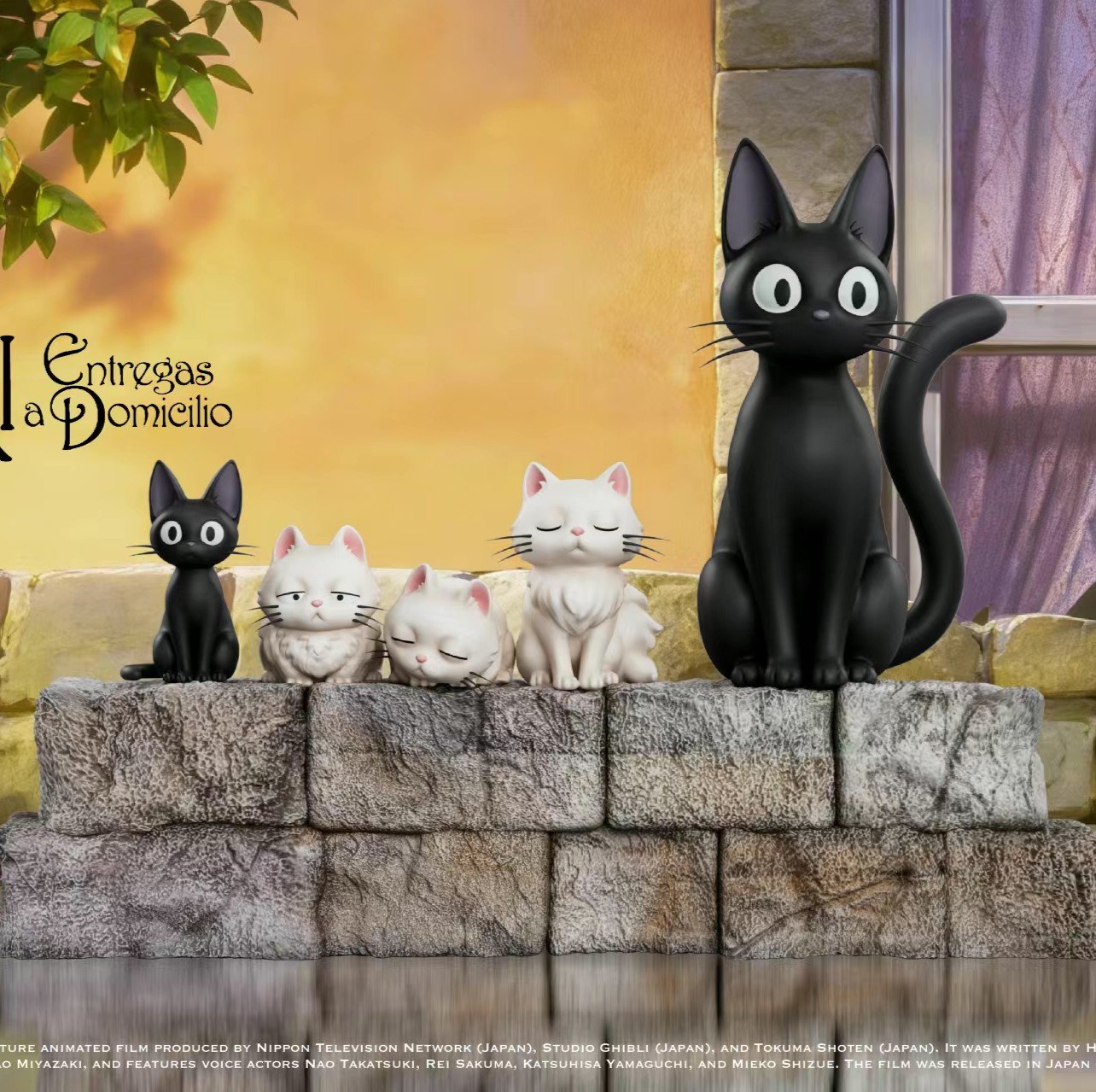 【預購】宮崎駿 小物系列07 吉吉的一家子 X 物語工作室