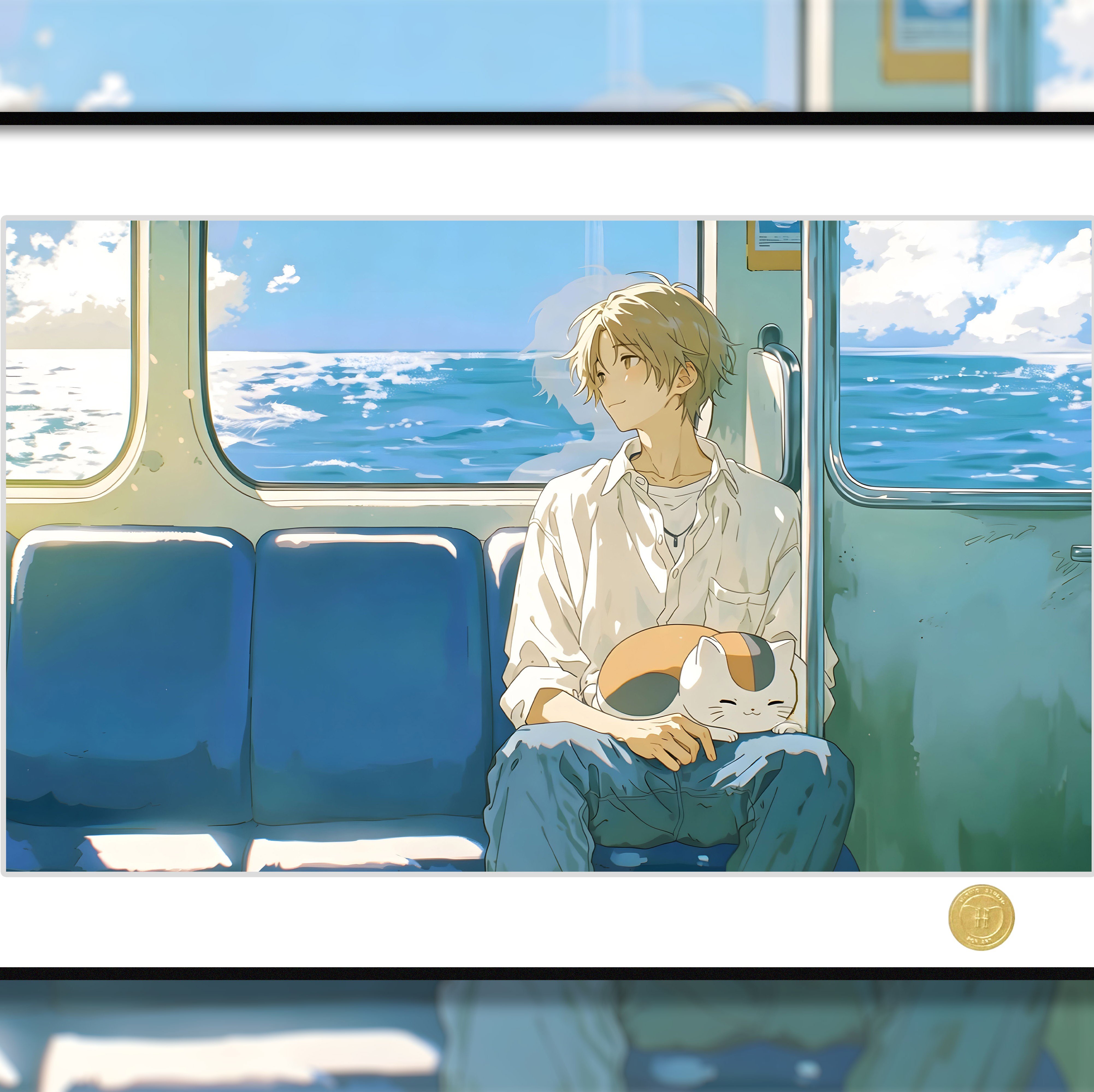 【預購】夏目友人帳《列車夏目》動漫裝飾畫 X H2工作室