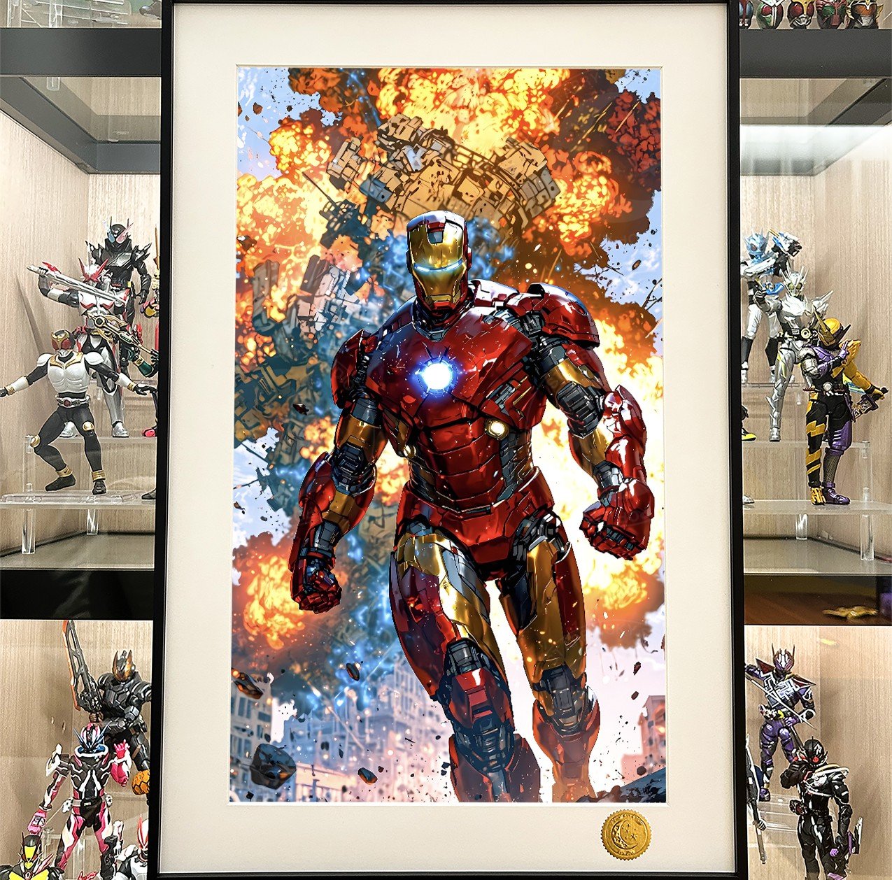 【預購】Marvel漫威《爆炸鋼鐵人》動漫二次元裝飾畫 X 星空工作室