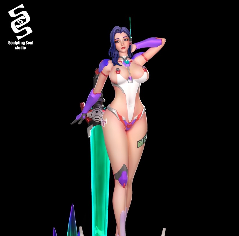 【售罄展示追加請私訊客服@toystationtw】Overwatch：守望先鋒 D.Mon李侑娜 X Sculpting Soul