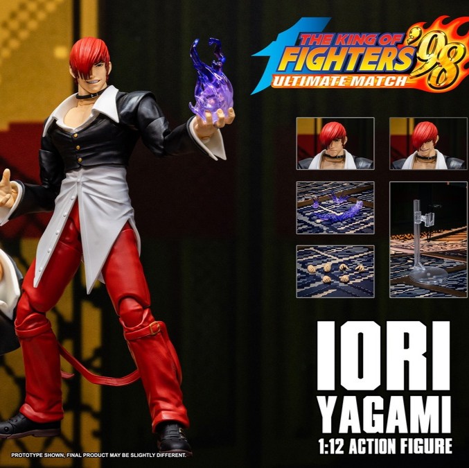 【售罄展示追加請私訊客服@toystationtw】拳皇98UM IORI YAGAMI 八神庵 KFSA04 X Storm Collectibles
