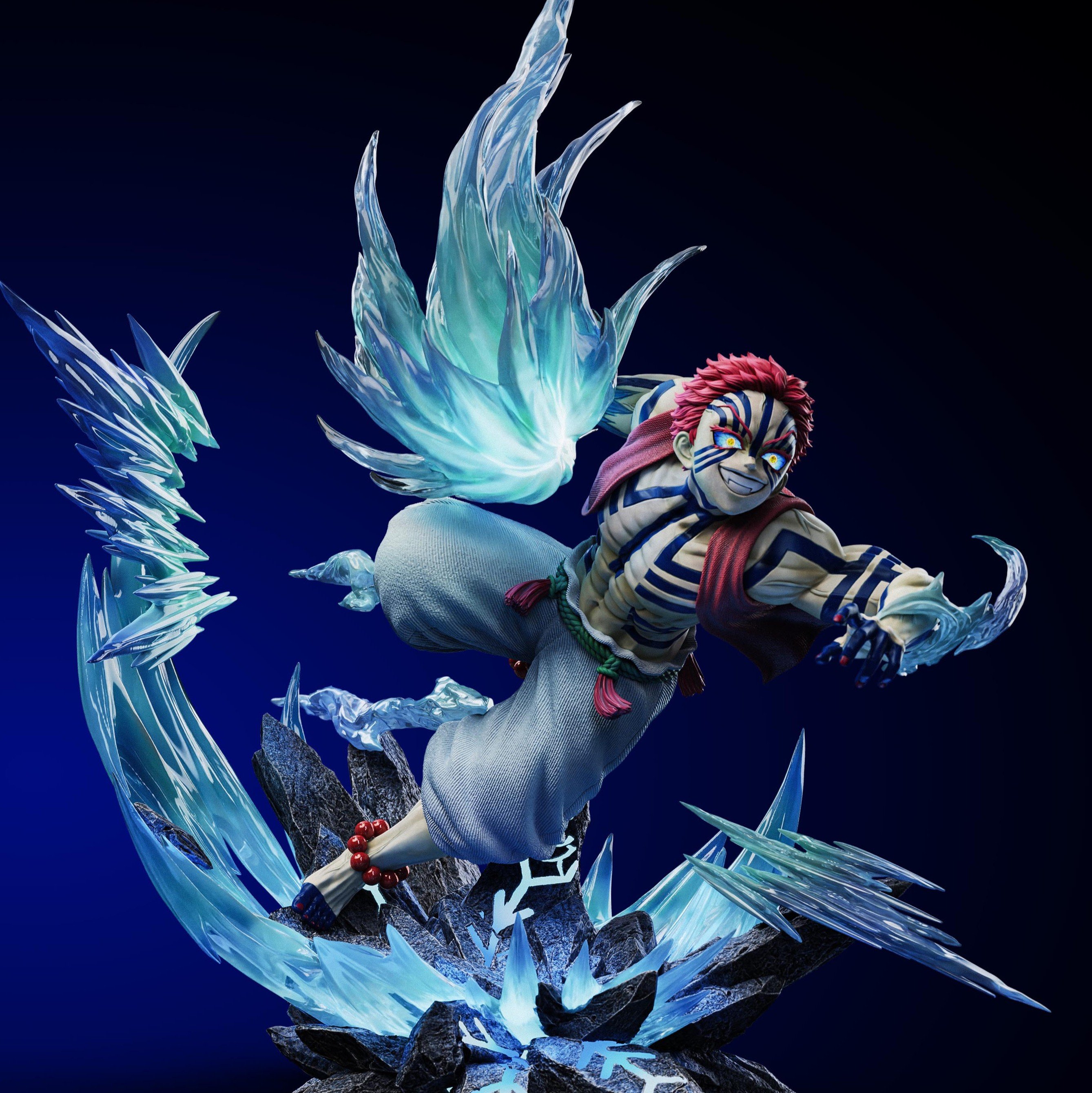 【售罄展示追加請私訊客服@toystationtw】鬼滅之刃 第三款 猗窩座 X POP.ART工作室