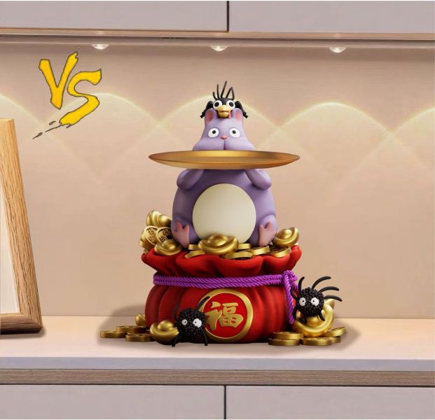 【現貨秒發】宮崎駿 家居系列18 招財托盤系列坊寶寶 X VS模玩