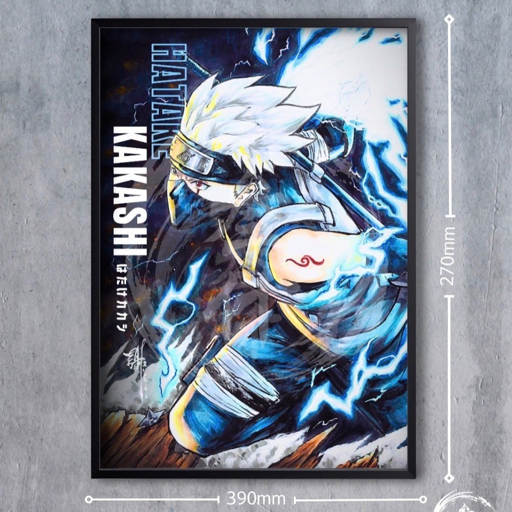 【預購】火影忍者《蒼き稲妻バースト》裝飾畫 X 3000painring繪製