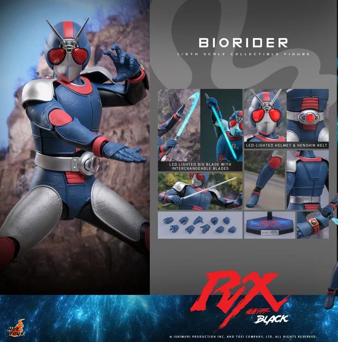 【售罄展示追加請私訊客服@toystationtw】《假面騎士Black RX》生化騎士 TMS180 X HOTTOYS