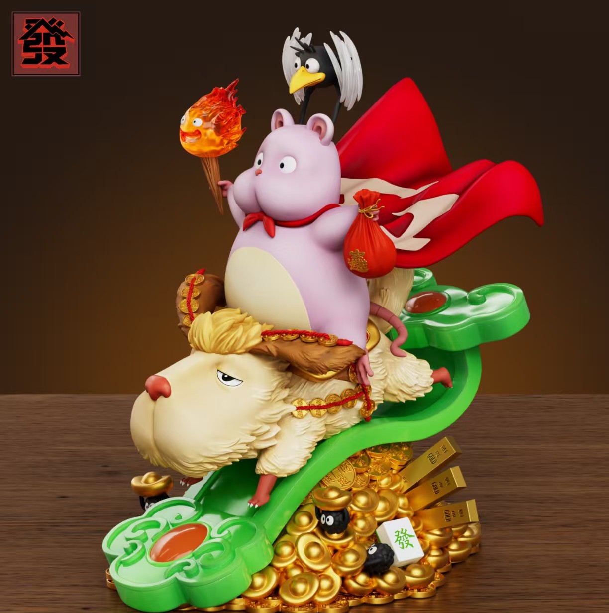 【預購】宮崎駿 招財坊寶寶&茵茵狗聯動 X 發工作室