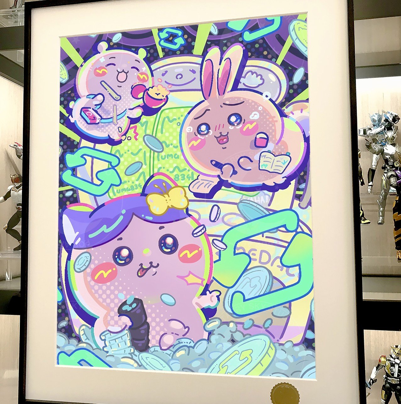 【預購】《賽博吉伊卡哇》動漫裝飾畫 X 星空工作室