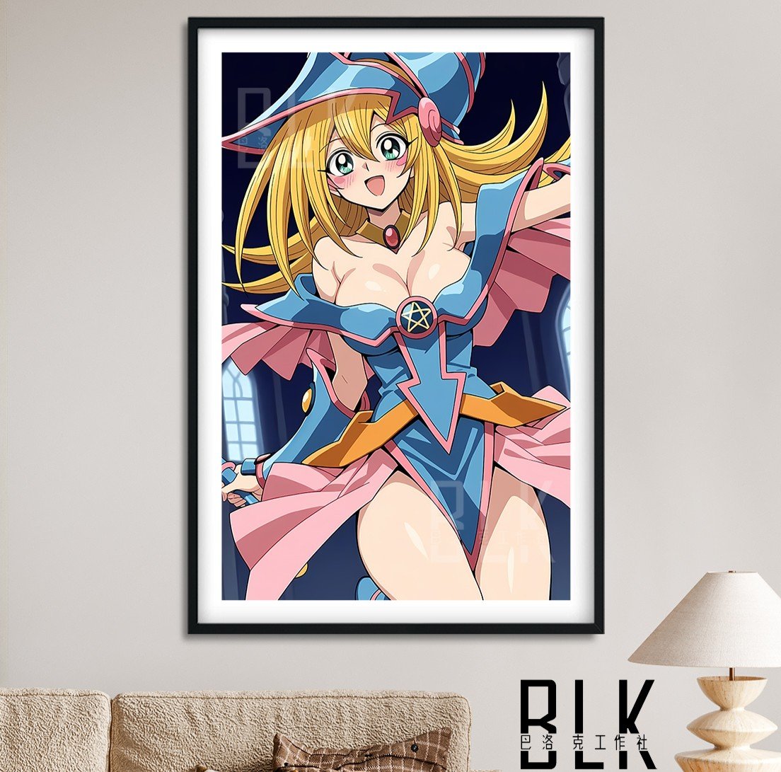 【預購】遊戲王《可愛魔導女孩》裝飾畫&冰箱貼 X 巴洛克工作室