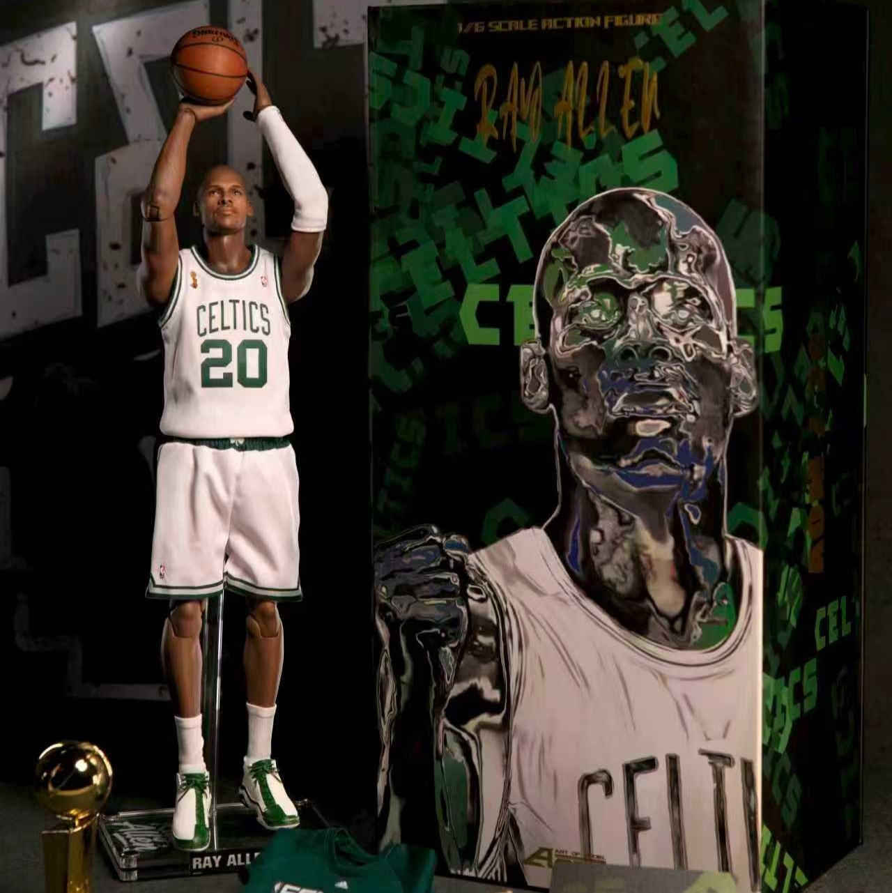 【預購】NBA 綠軍三巨頭 雷·艾倫 08奪冠套裝 X Aom