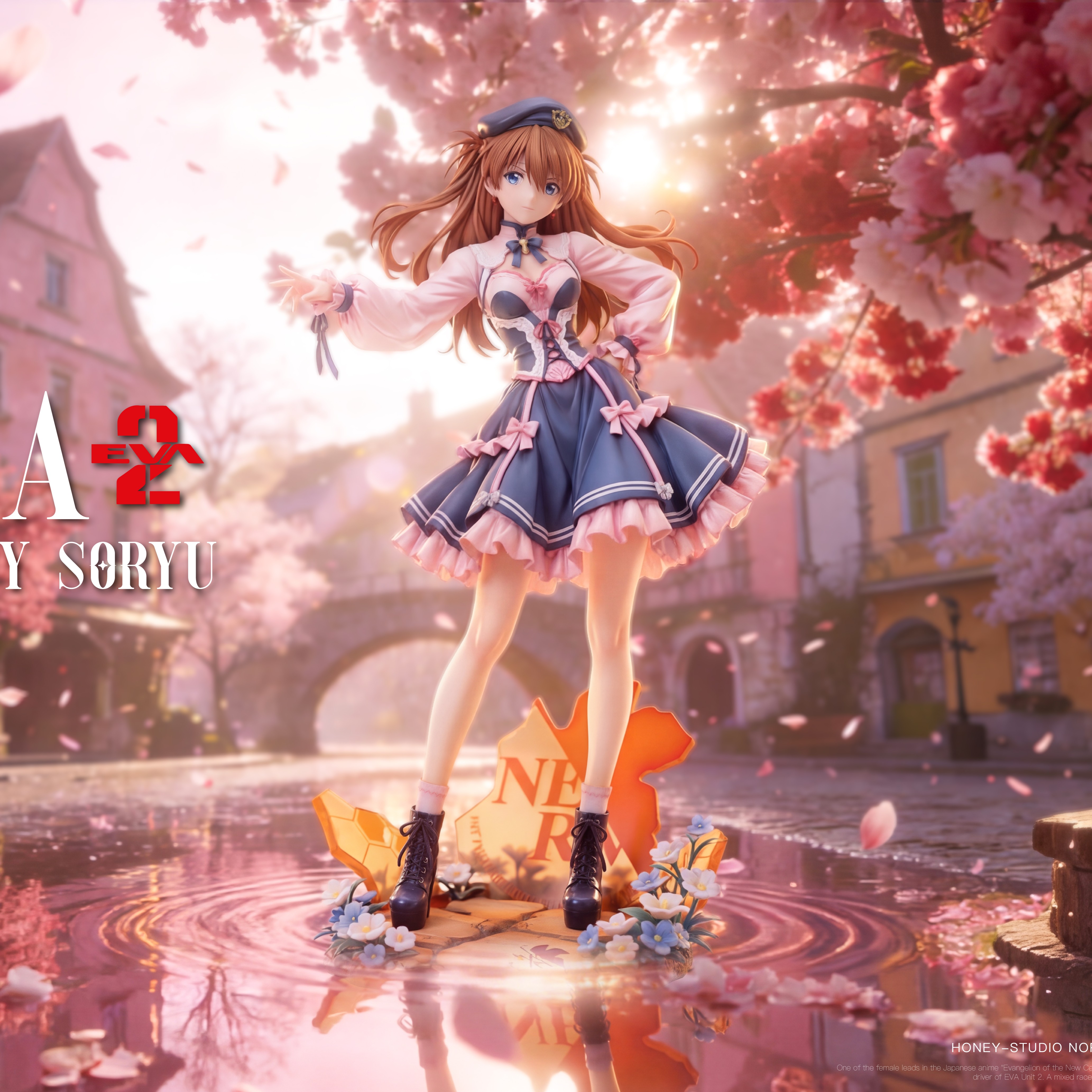 【預購】Eva新世紀福音戰士 式明日香·洛麗塔私服款 X Honey-Studio