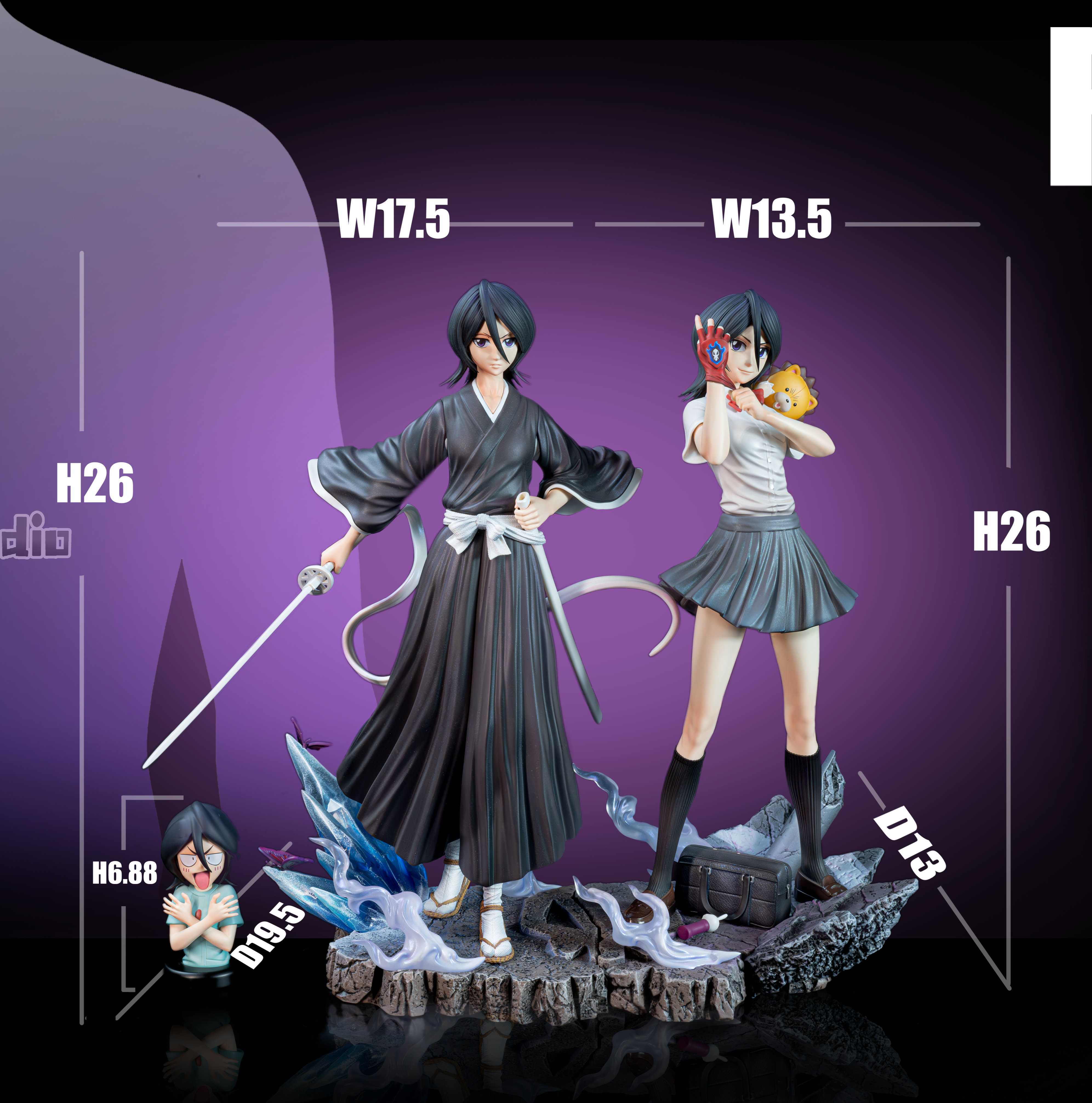 【售罄展示追加請私訊客服@toystationtw】死神 雙版本 朽木露琪亞 X WoYo+Model Power