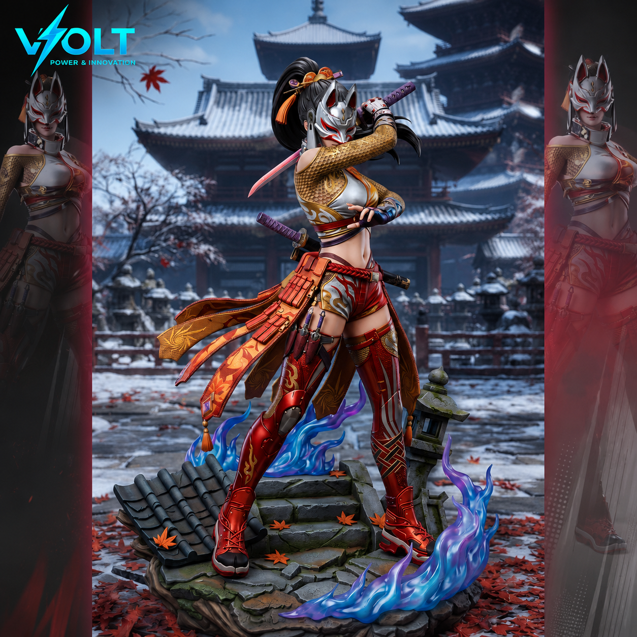 【預購】《鐵拳8》狐面女忍-州光 X VOLT-Studio
