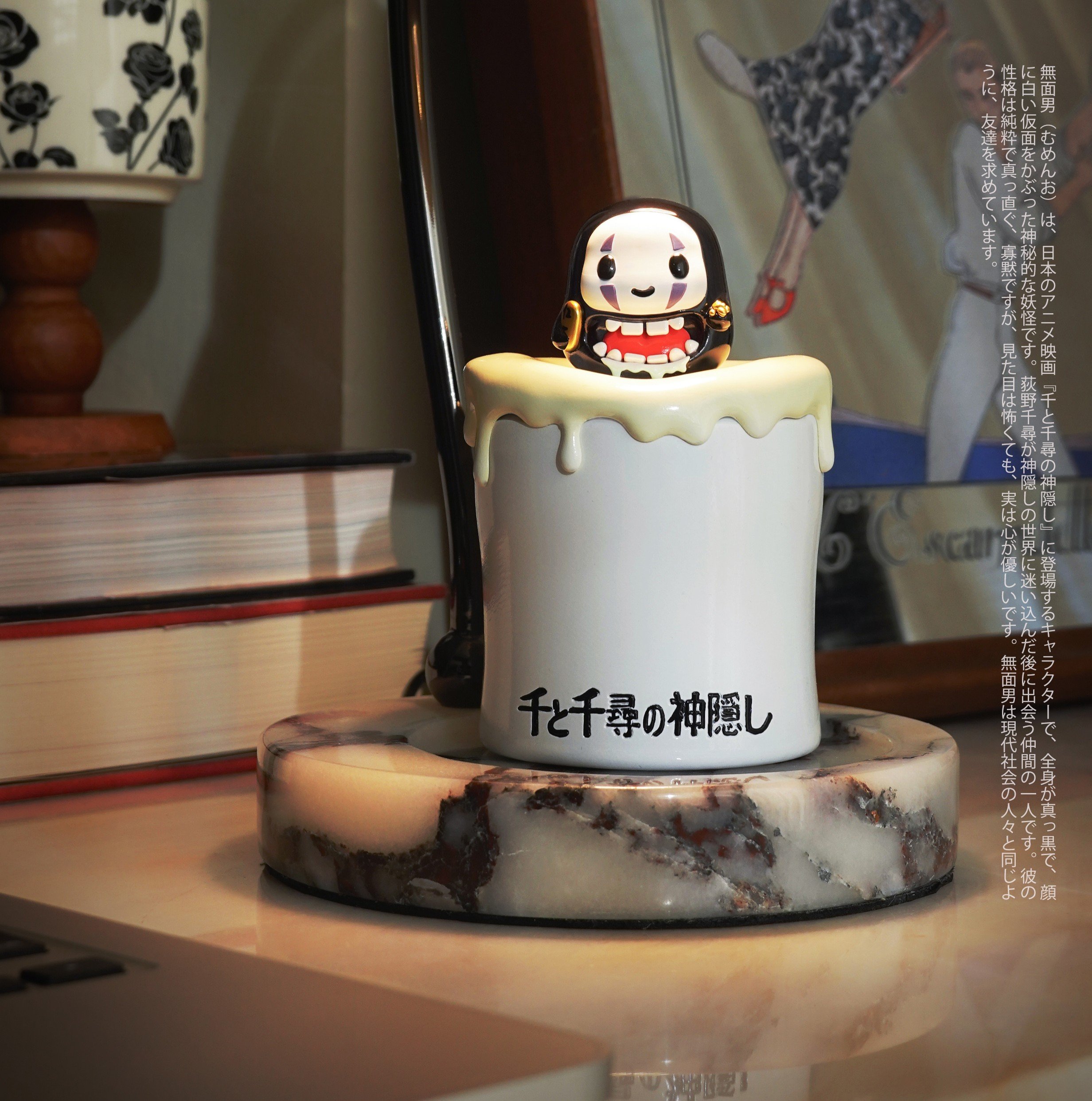 【預購】宮崎駿 潮玩系列第二彈 無臉男香薰蠟燭 X RS工作室