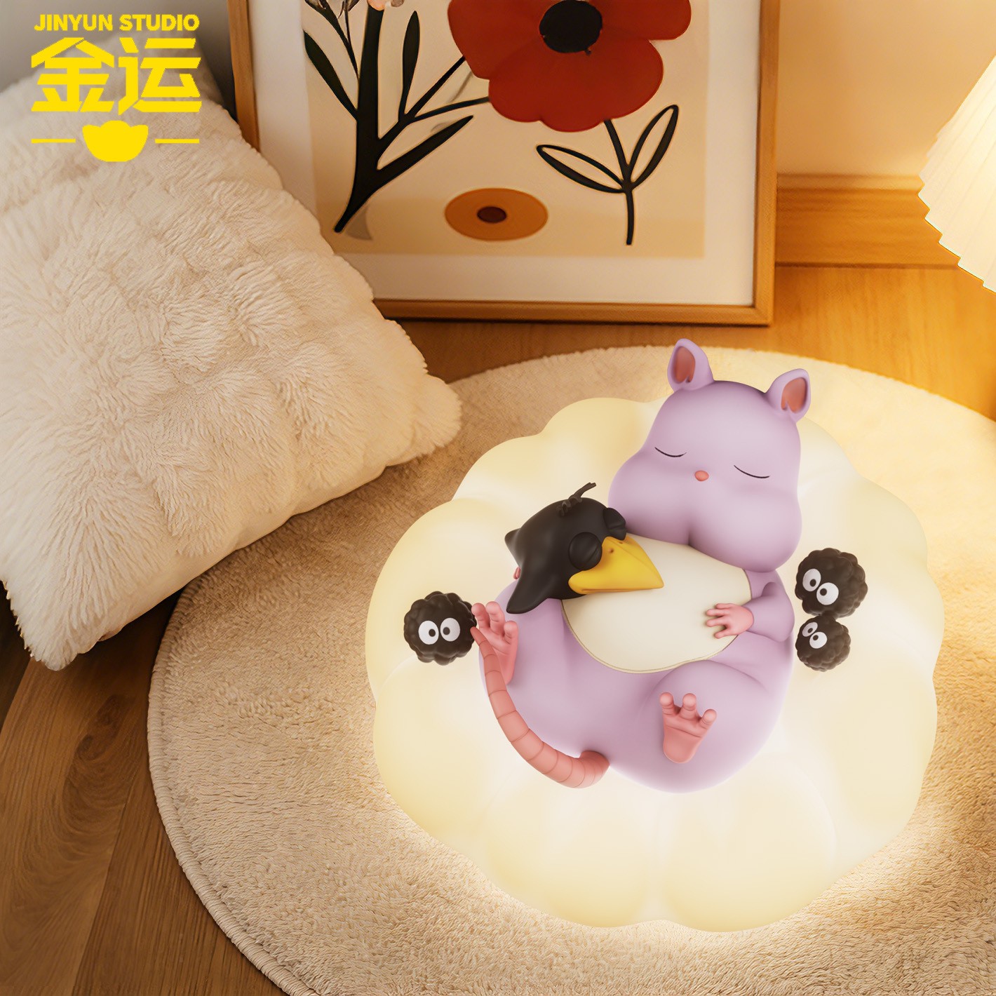 【預購】宮崎駿 治癒系列 溫馨坊寶寶小夜燈 X 金運工作室