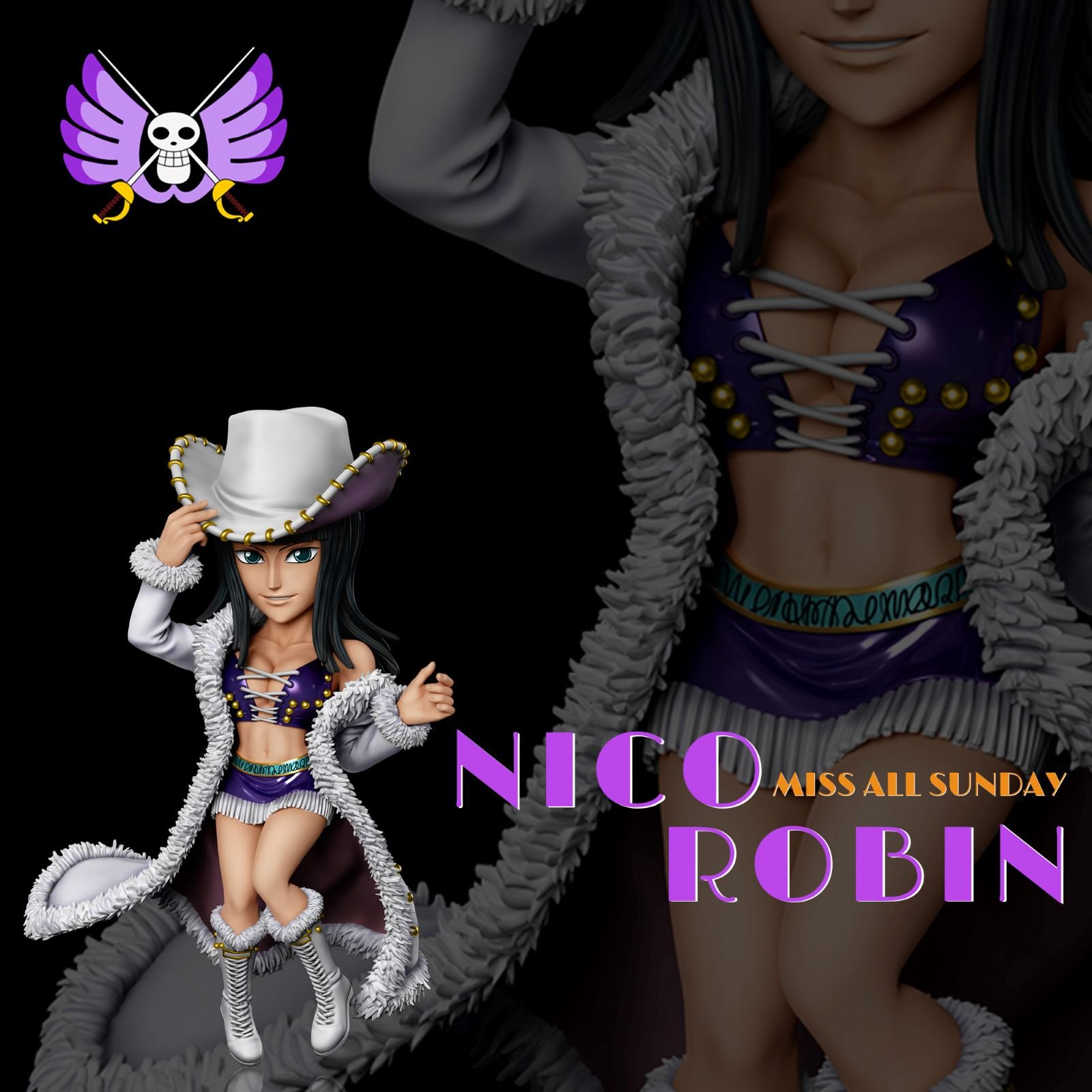 【預購】海賊王 巴洛克工作社第四彈 妮可·羅賓 X A+研究所