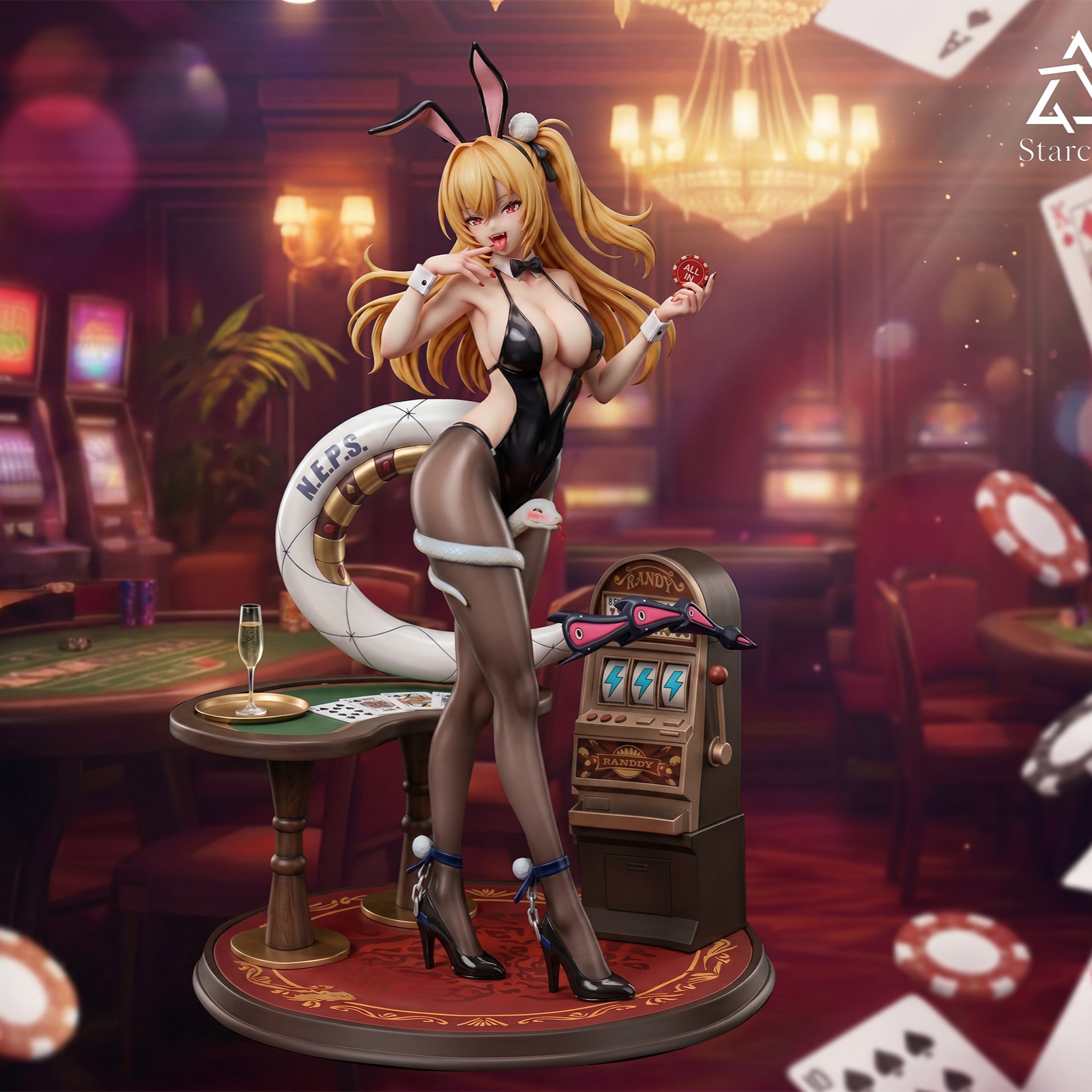 【預購】絕區零 兔女郎系列第一彈  賭場發牌的希希芙 X Starcore工作室
