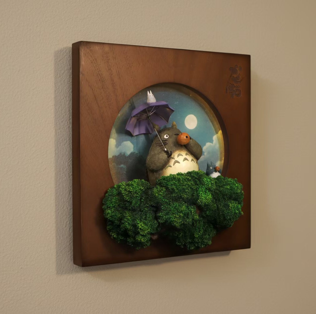 【預購】宮崎駿 壁掛系列 龍貓月光下的綠意 X 神隱工作室