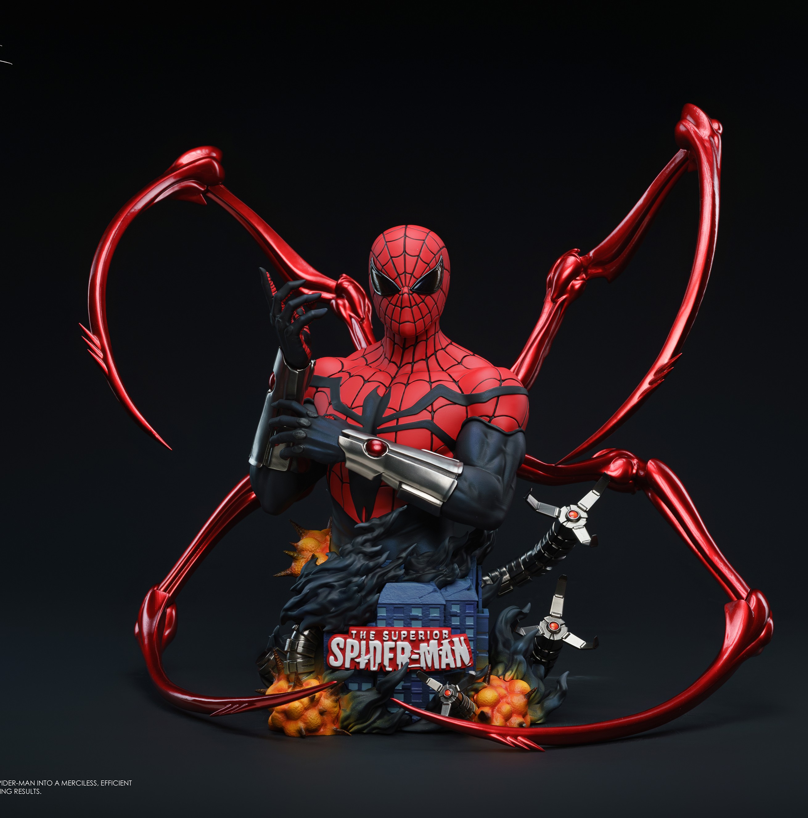 【預購】Marvel漫威 半身像第三彈 究極蜘蛛人-章帕克 X 27獄