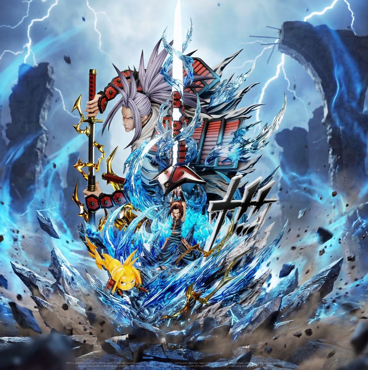 【預購】通靈王 收藏級雕像001 麻倉葉 X 掠影+Demons