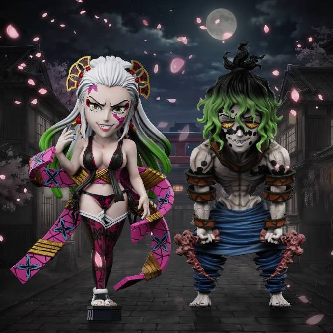 【預購】鬼滅之刃 上弦人物補齊系列 上弦陸-墮姬&妓夫太郎 X V8-Studio