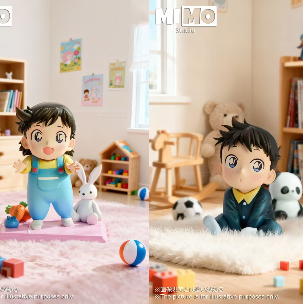 【預購】名偵探柯南 幼年新一&幼年小蘭 X Mimo工作室