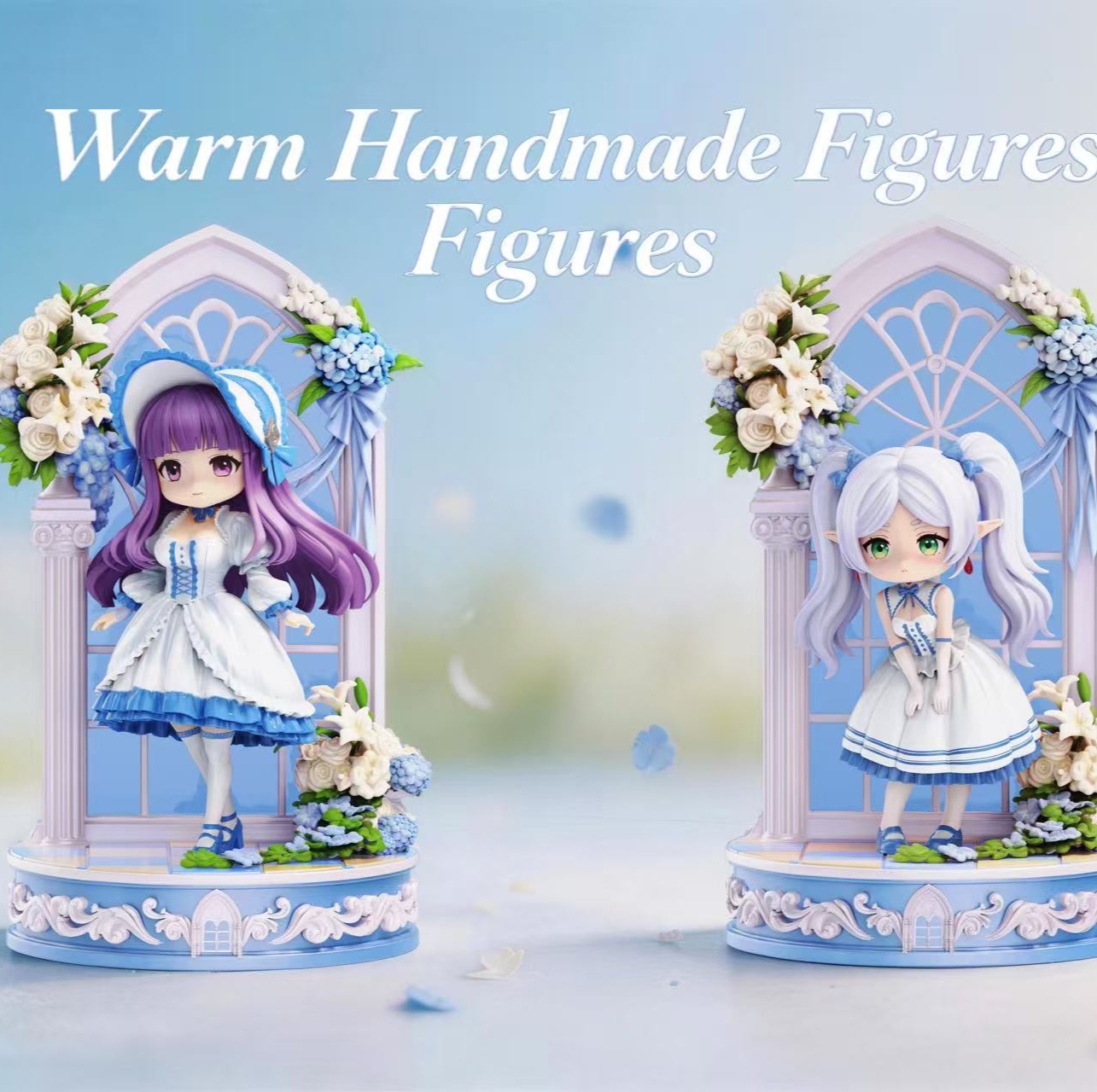 【預購】葬送的芙莉蓮 Q版黑白洛麗塔 芙莉蓮&菲倫 X 啟晨工作室