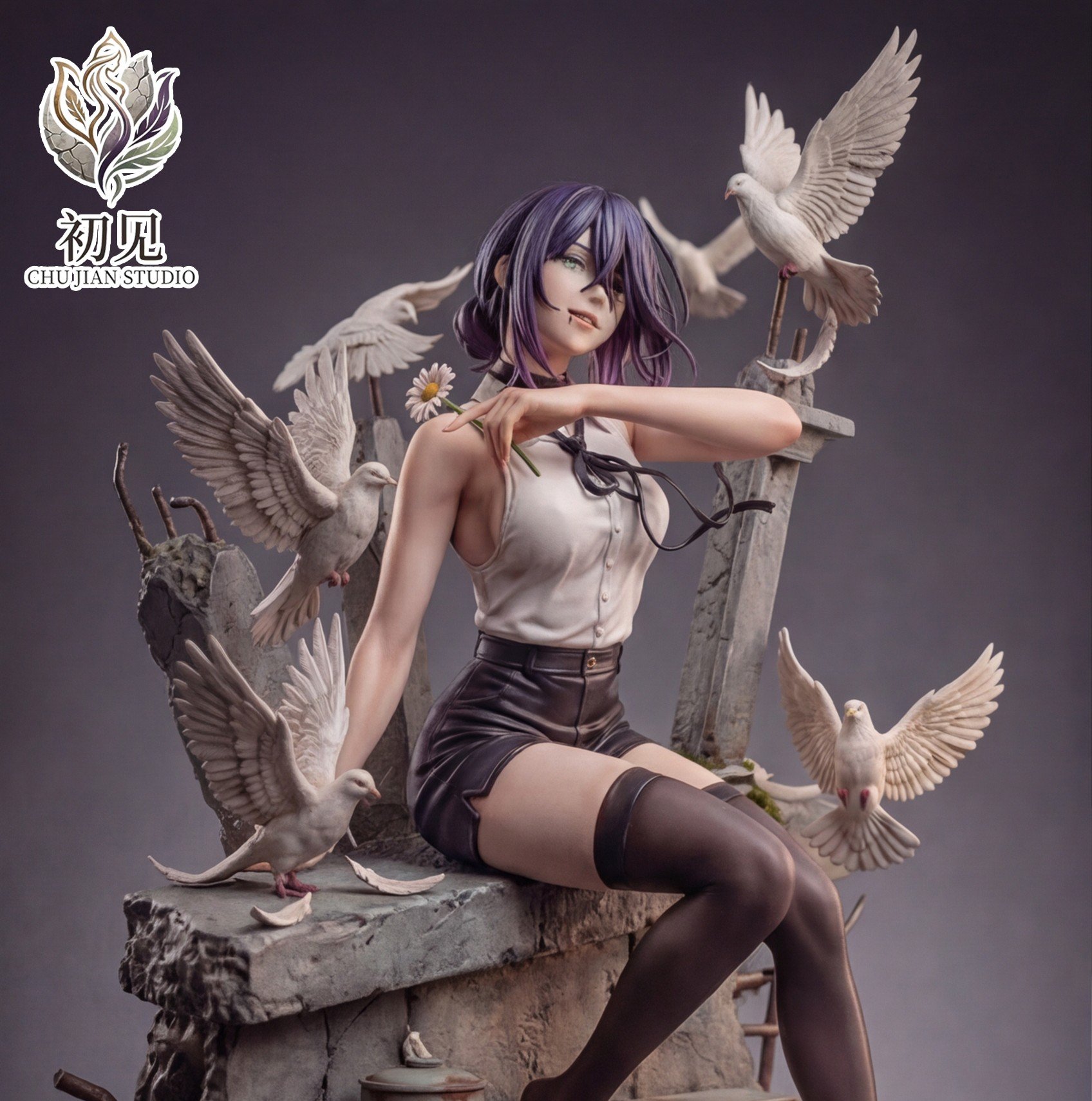 【售罄展示追加請私訊客服@toystationtw】鏈鋸人 雙比例 蕾塞 X 初見工作室