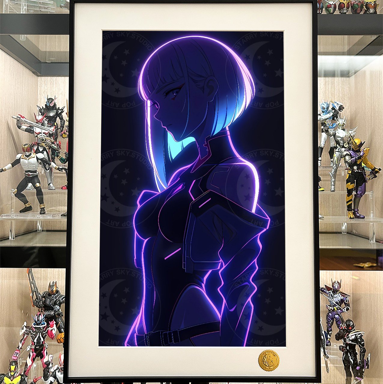 【預購】賽博朋克邊緣行者《閃光露西》動漫裝飾畫 X 星空工作室