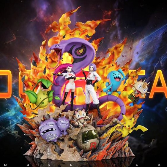 【現貨秒發】寶可夢 畢業雕像系列第三彈 火箭隊 X Emo