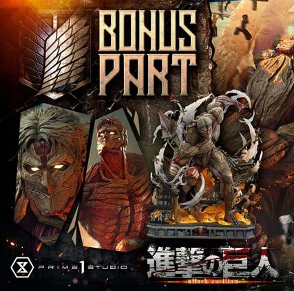 【預購】進擊的巨人 鎧之巨人 場景雕像 UDMAOT-03 萊納·布朗 X Prime 1 Studio(P1S)